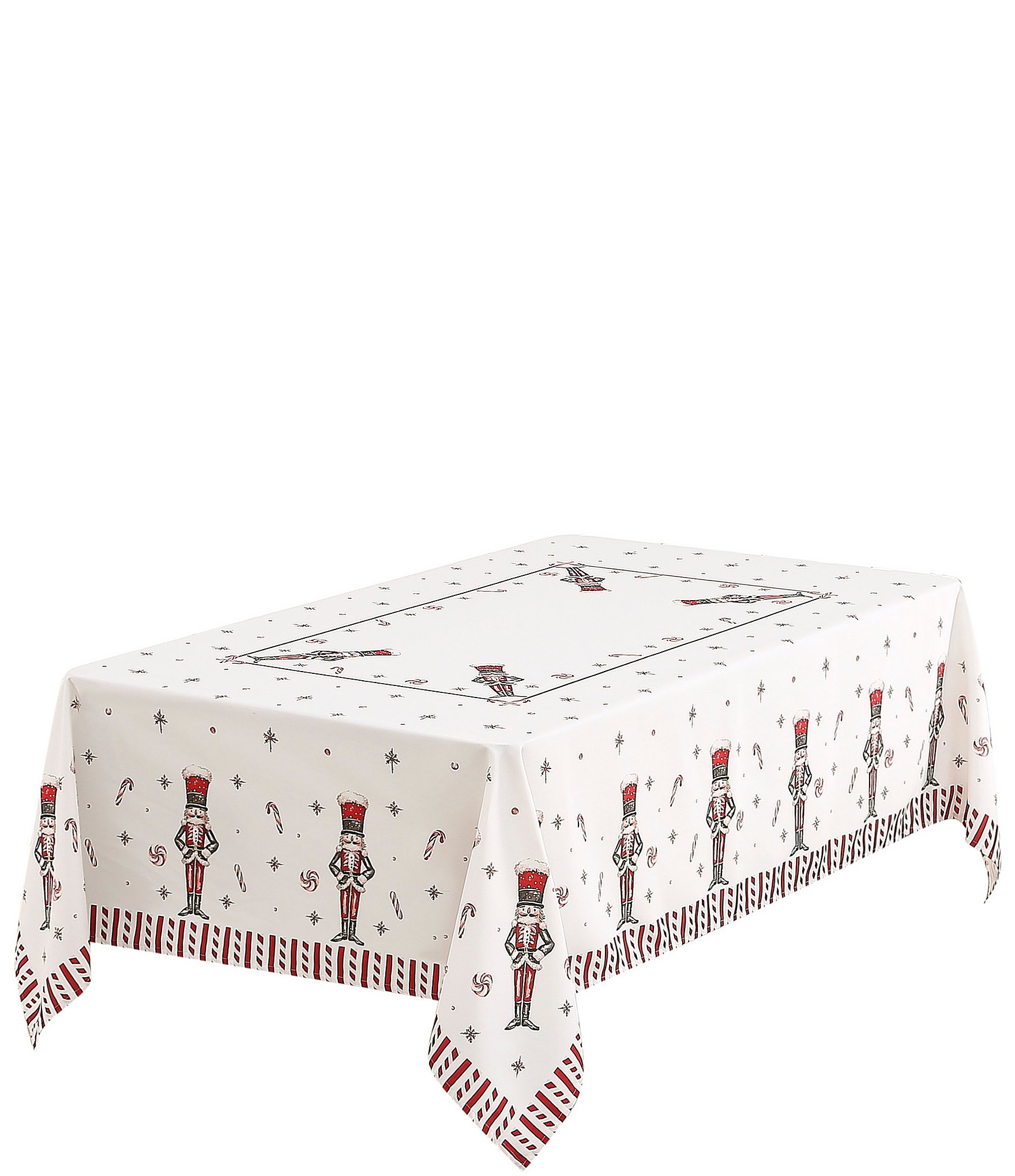 Avanti Linens Nutcracker Candy Collection Tablecloth