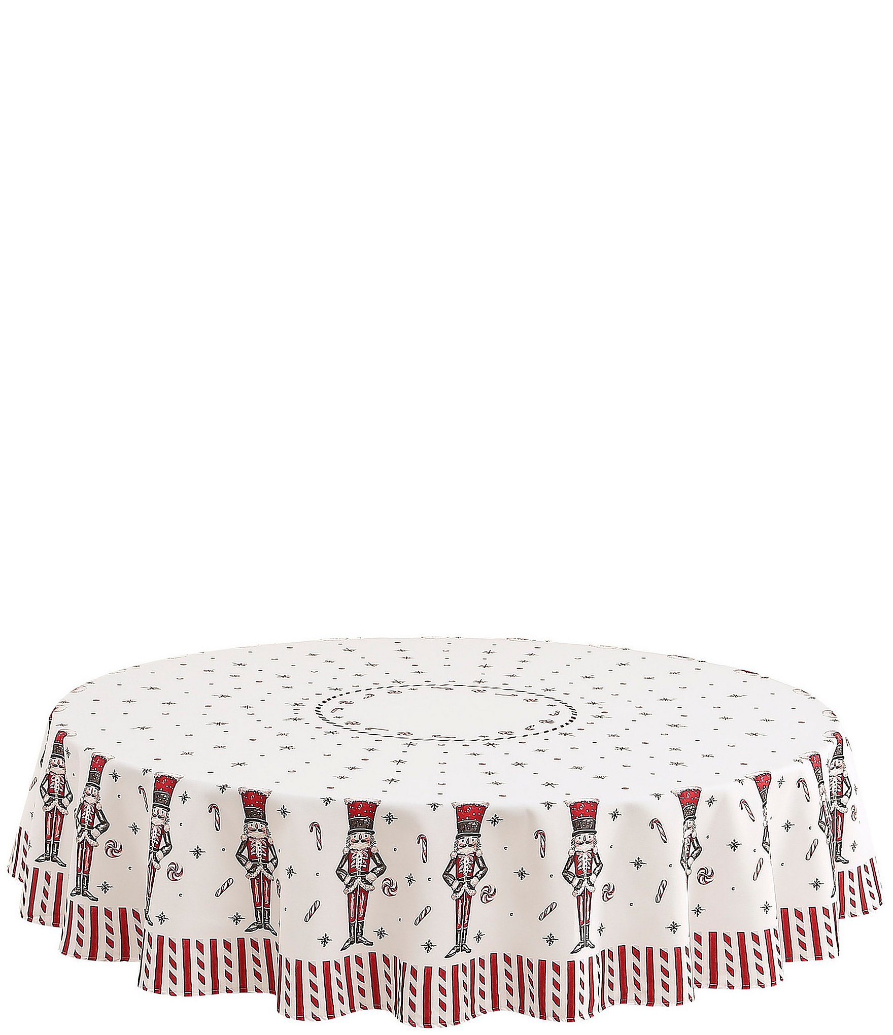 Avanti Linens Nutcracker Candy Collection Tablecloth