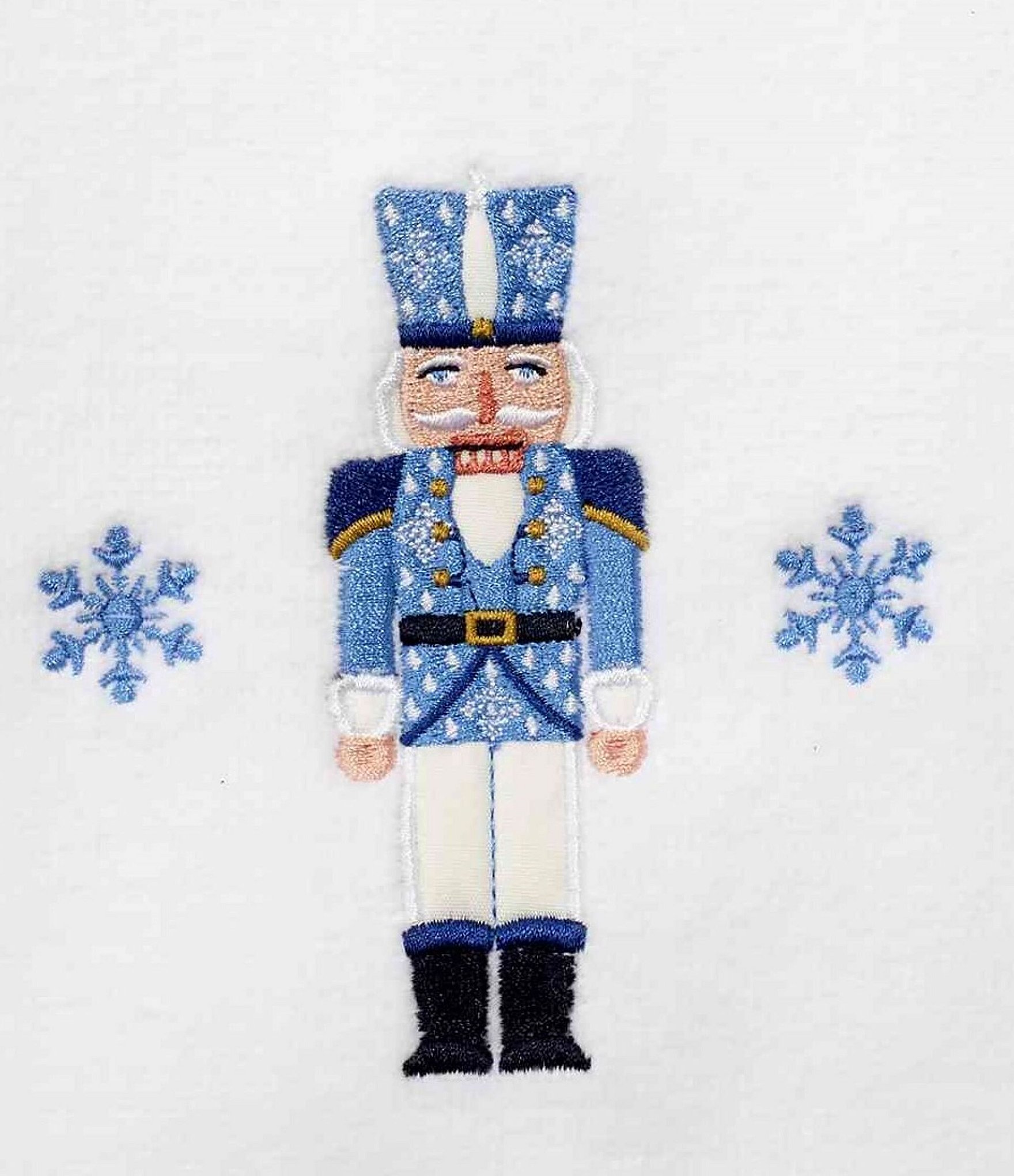 Avanti Linens Nutcracker Trellis Decorative Embroidered Bath Towels