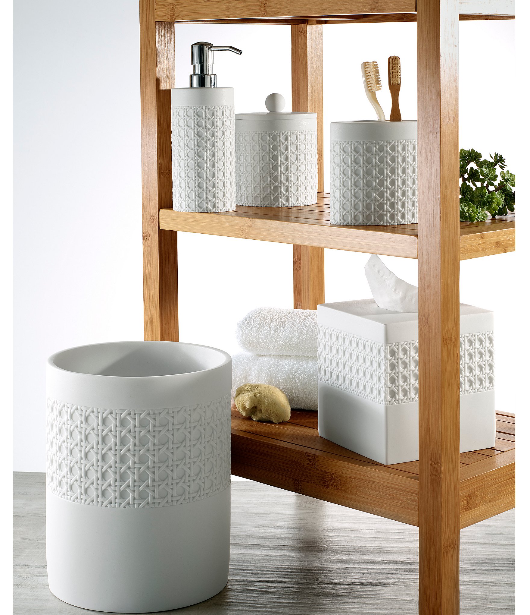 Avanti Linens Rattan Toothbrush Holder