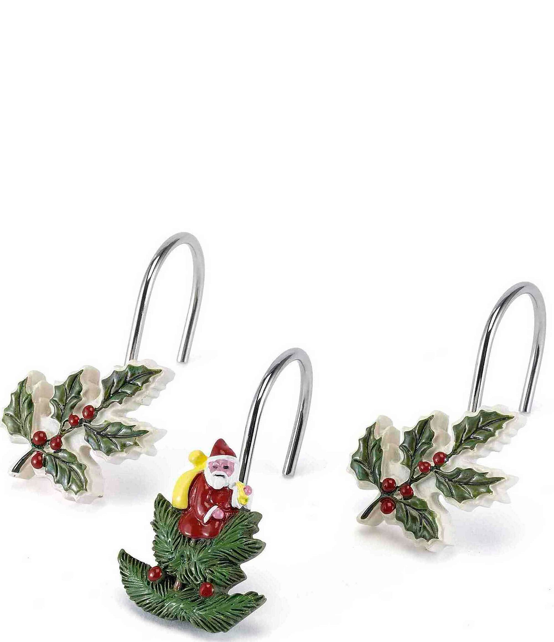 Avanti Linens Spode Christmas Tree® Collection Shower Curtain Hook Sets