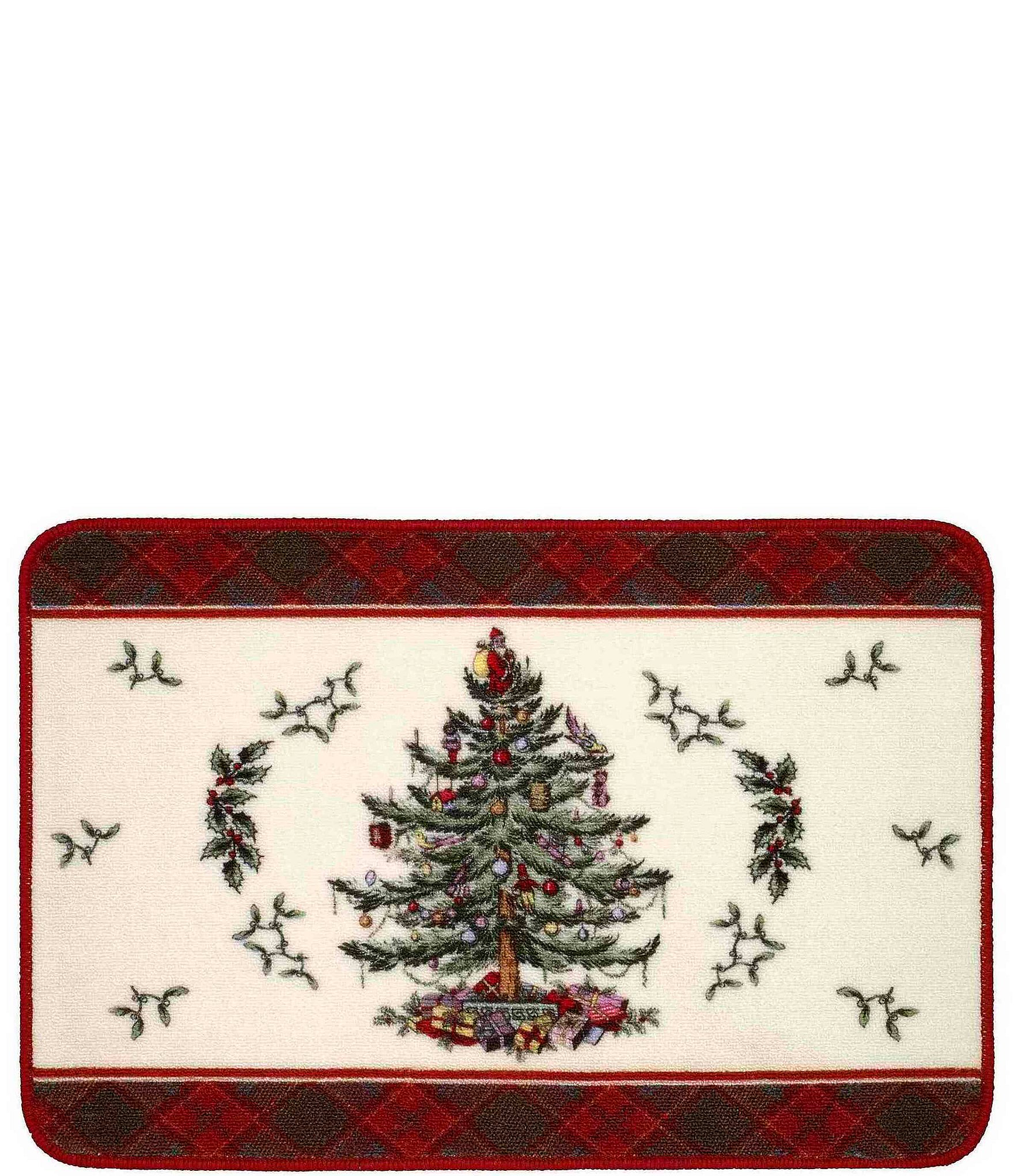 Avanti Linens Spode Christmas Tree® Tartan Bath Rug