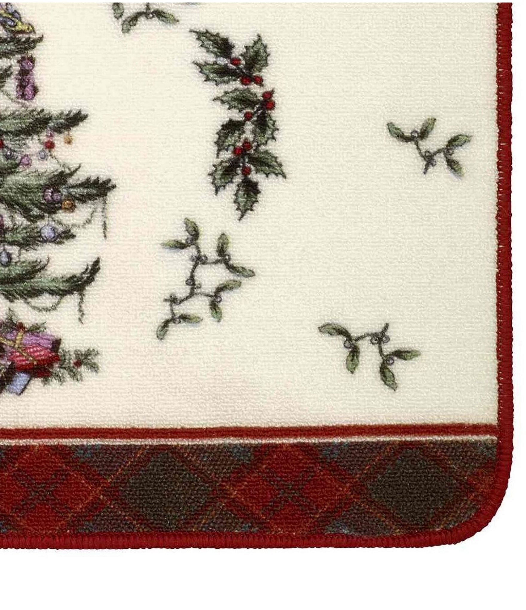 Avanti Linens Spode Christmas Tree® Tartan Bath Rug