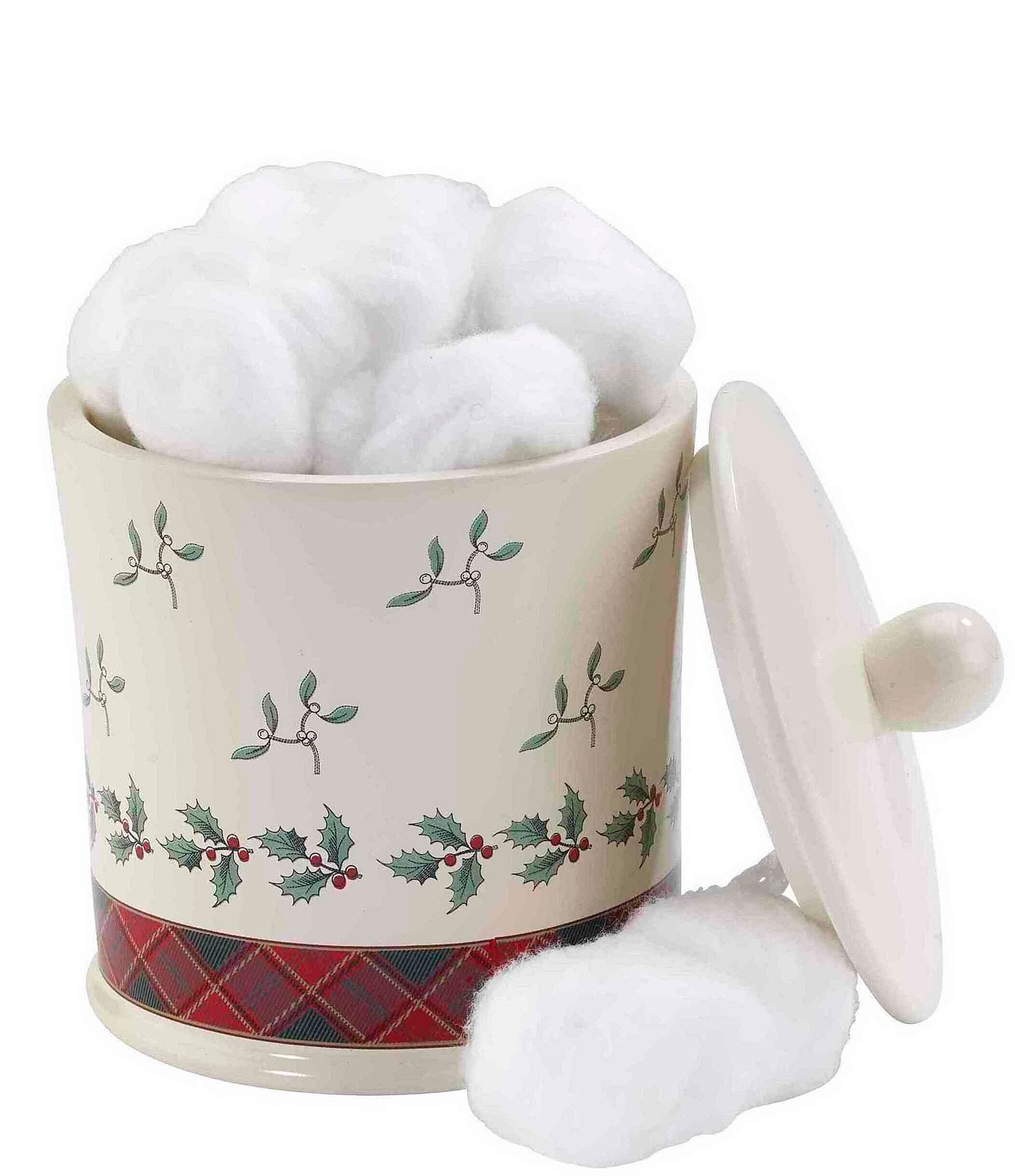 Avanti Linens Spode Christmas Tree® Tartan Covered Jar
