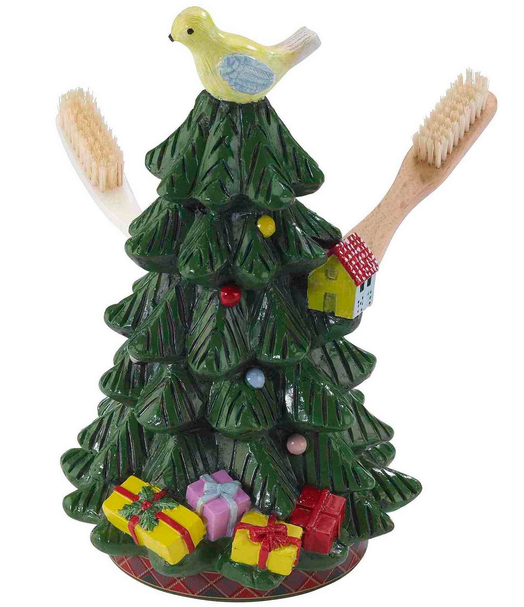 Avanti Linens Spode Christmas Tree® Tartan Figural Toothbrush Holder
