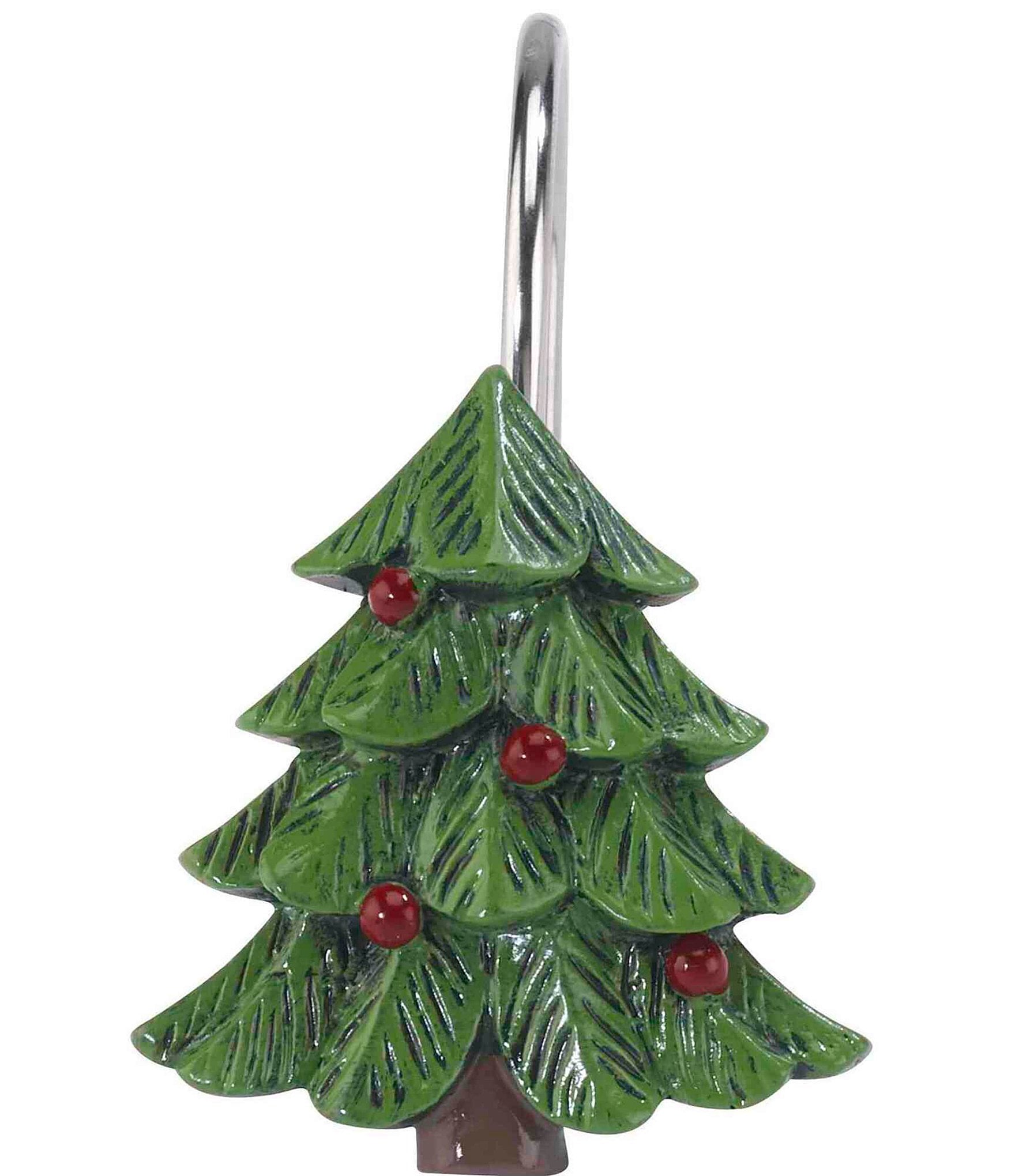 Avanti Linens Spode Christmas Tree® Tartan Shower Hook Set