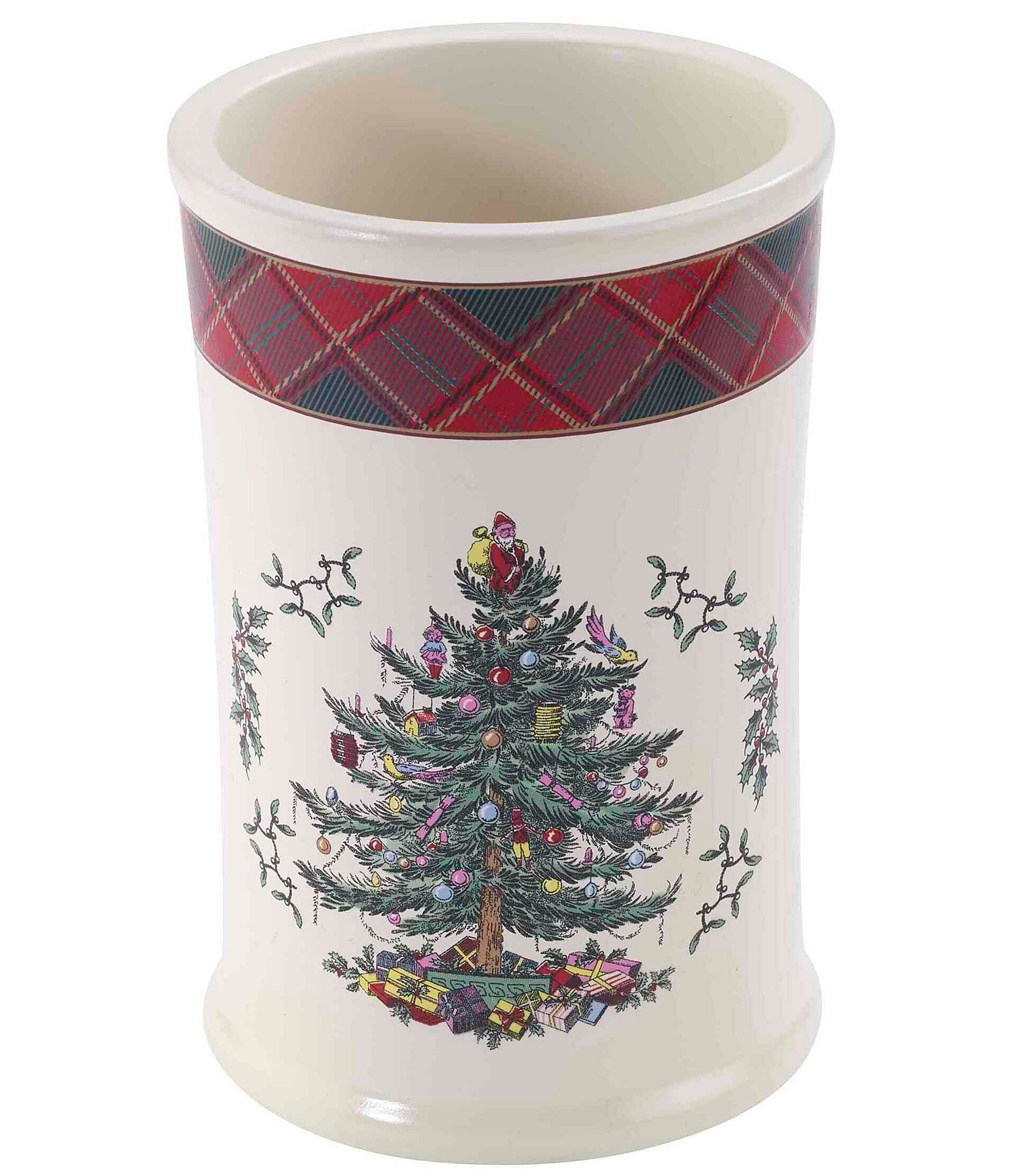 Avanti Linens Spode Christmas Tree® Tartan Tumbler