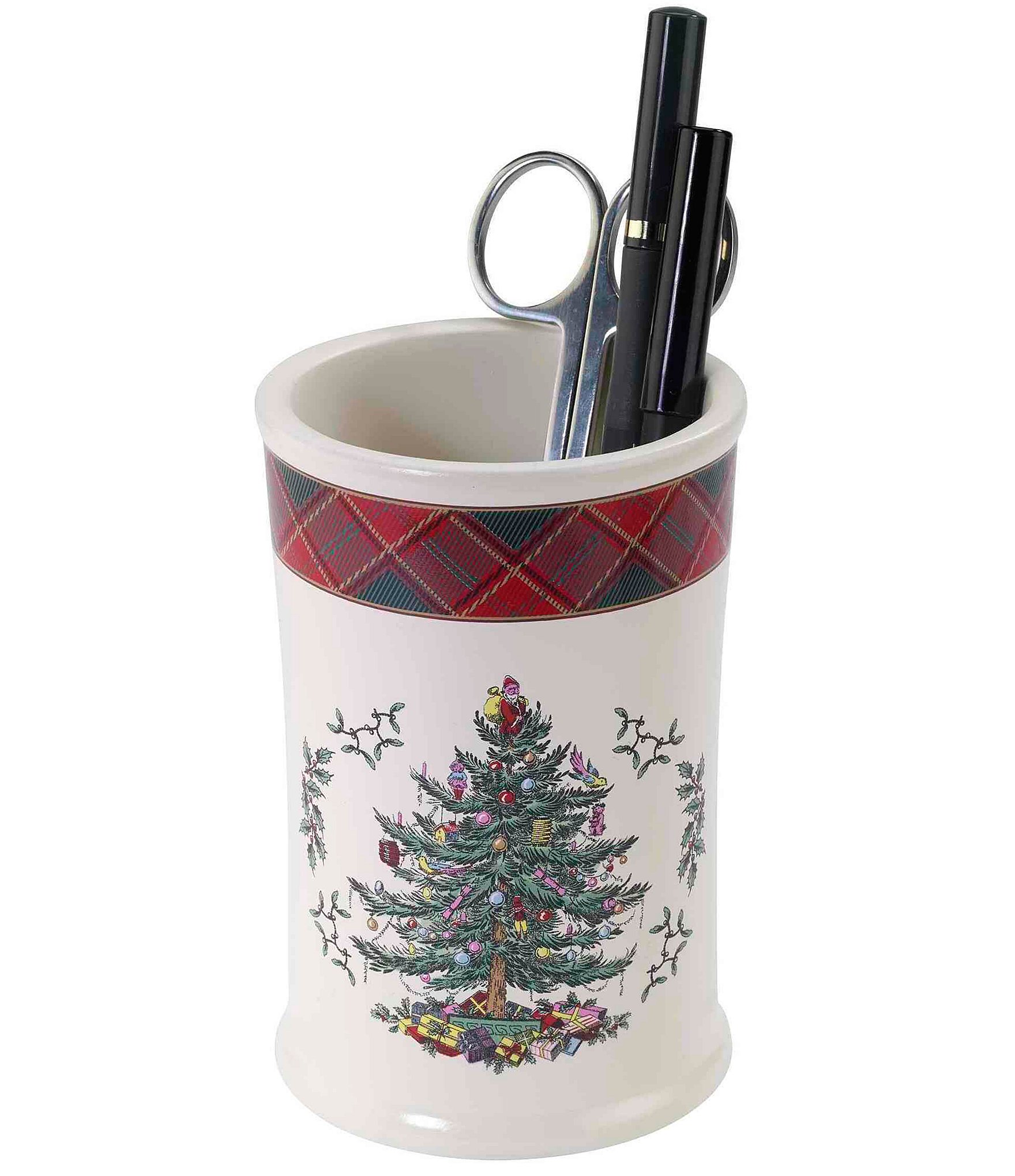 Avanti Linens Spode Christmas Tree® Tartan Tumbler
