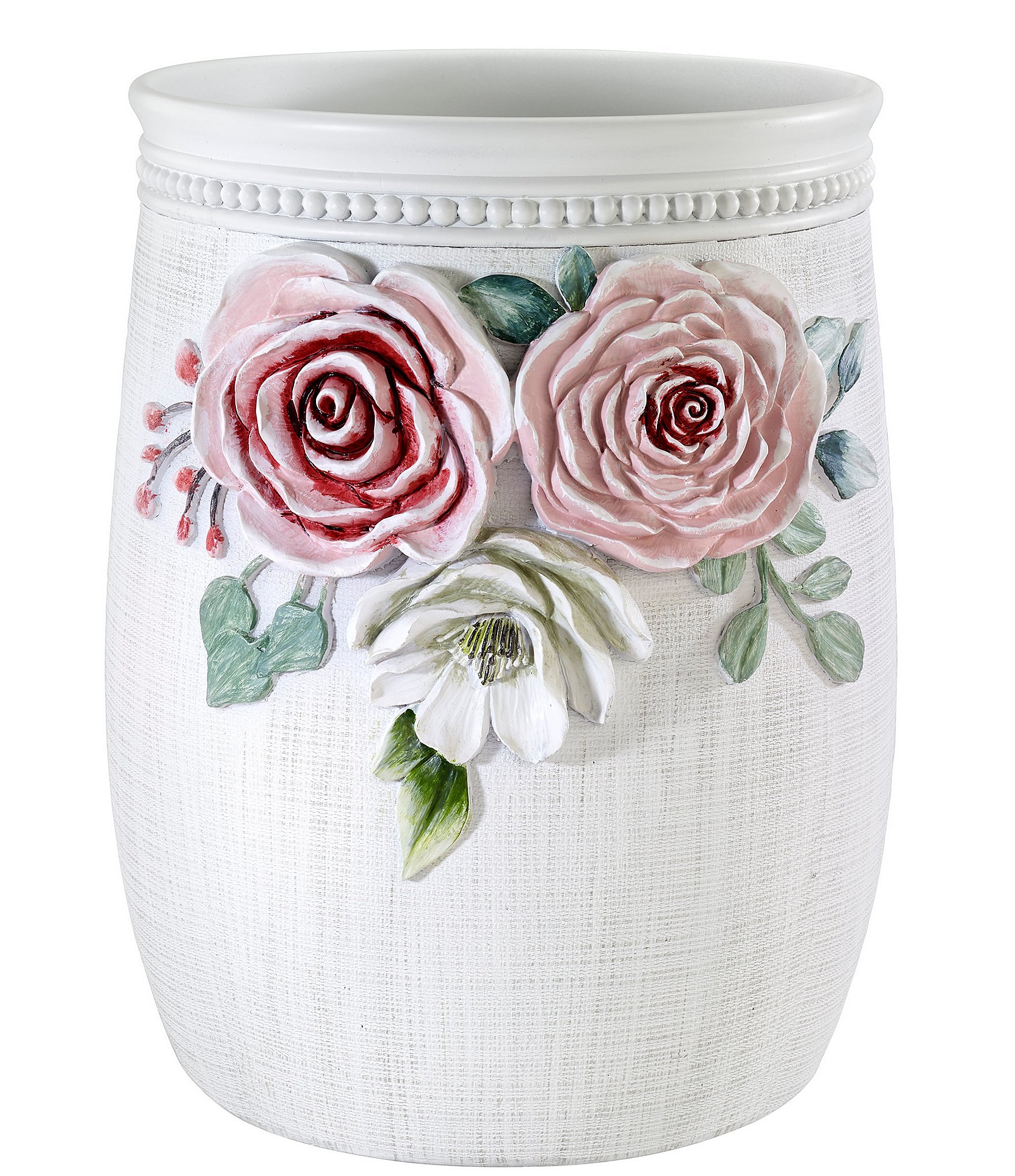 Avanti Linens Spring Garden Wastebasket