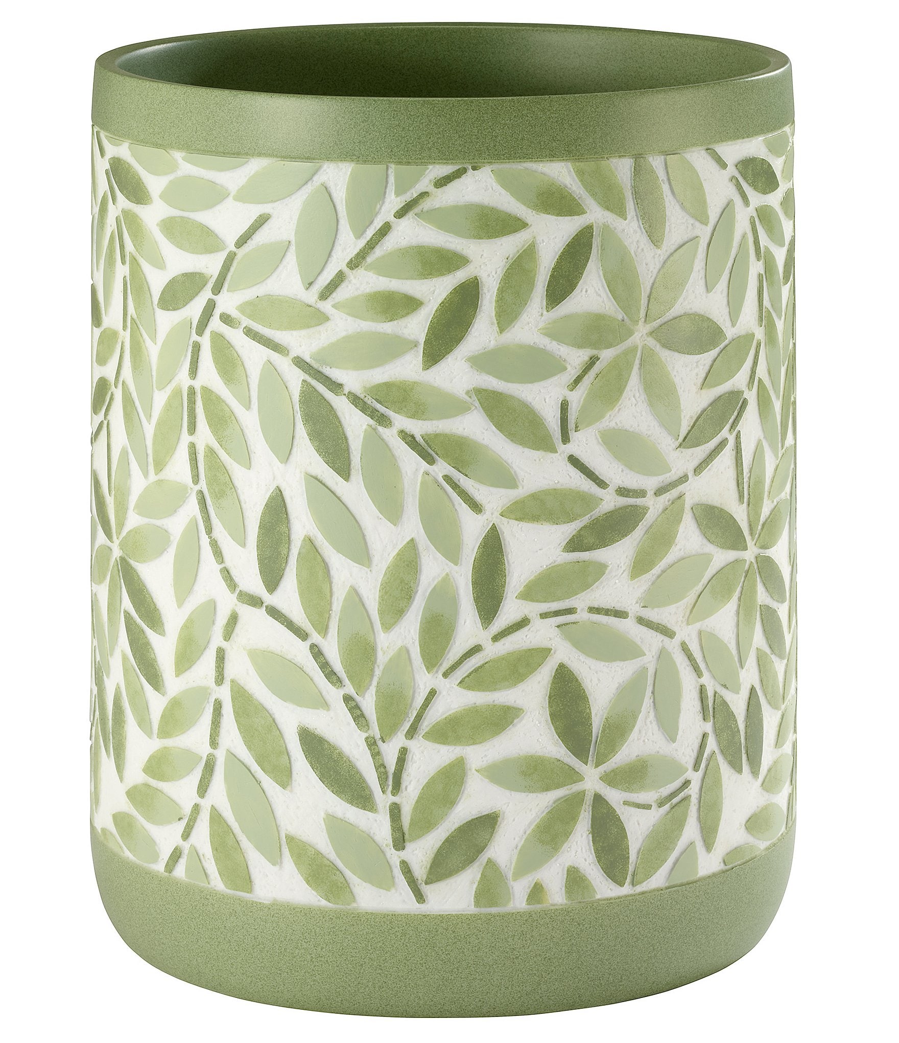 Avanti Linens Stratford Green Wastebasket