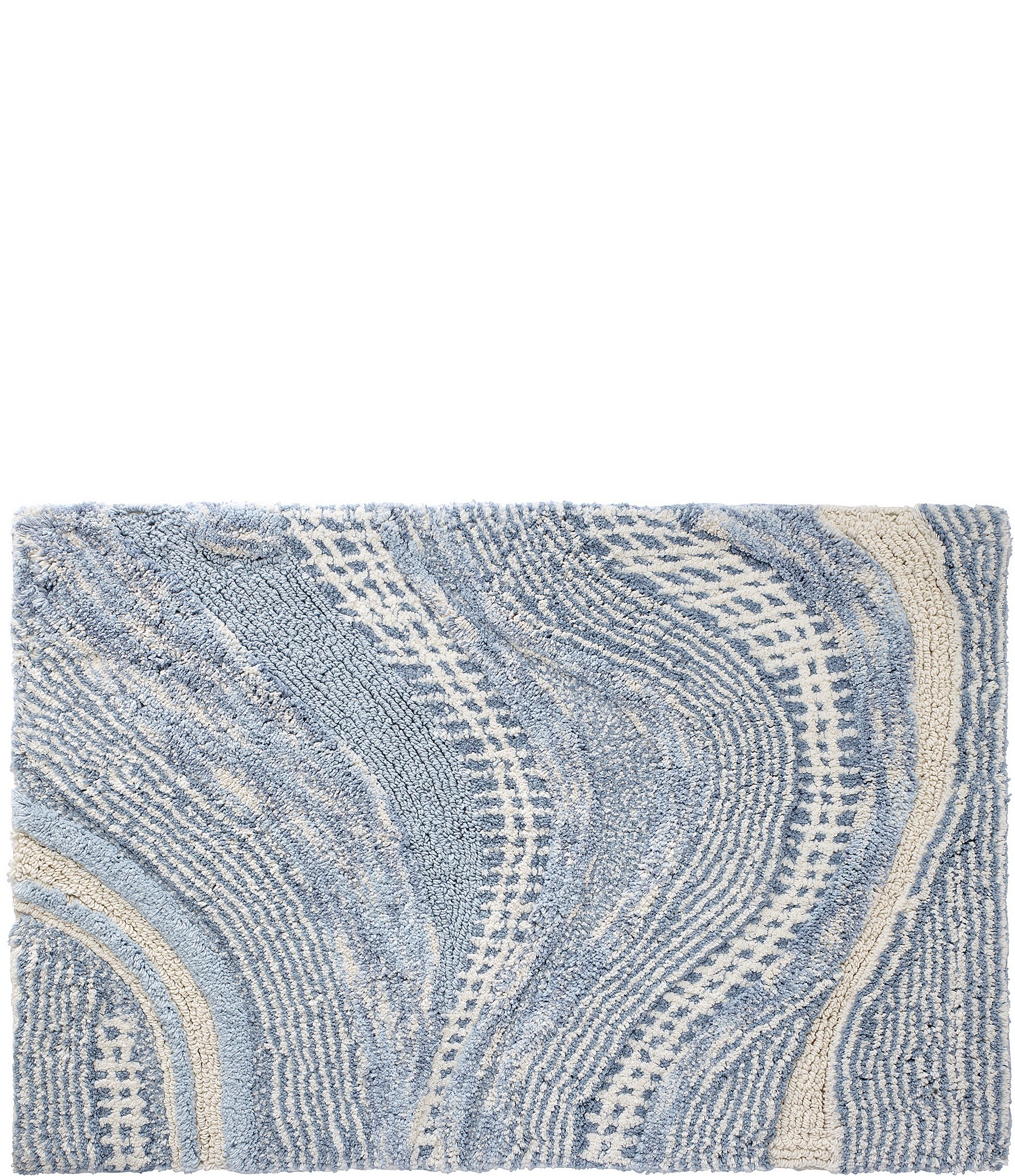 Avanti Linens Wave Blue Bath Rug