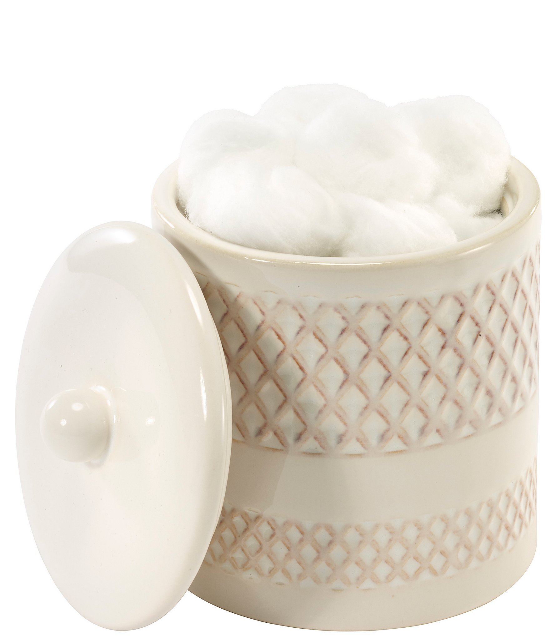 Avanti Linens x Nicole Miller Lyra Ceramic Covered Jar