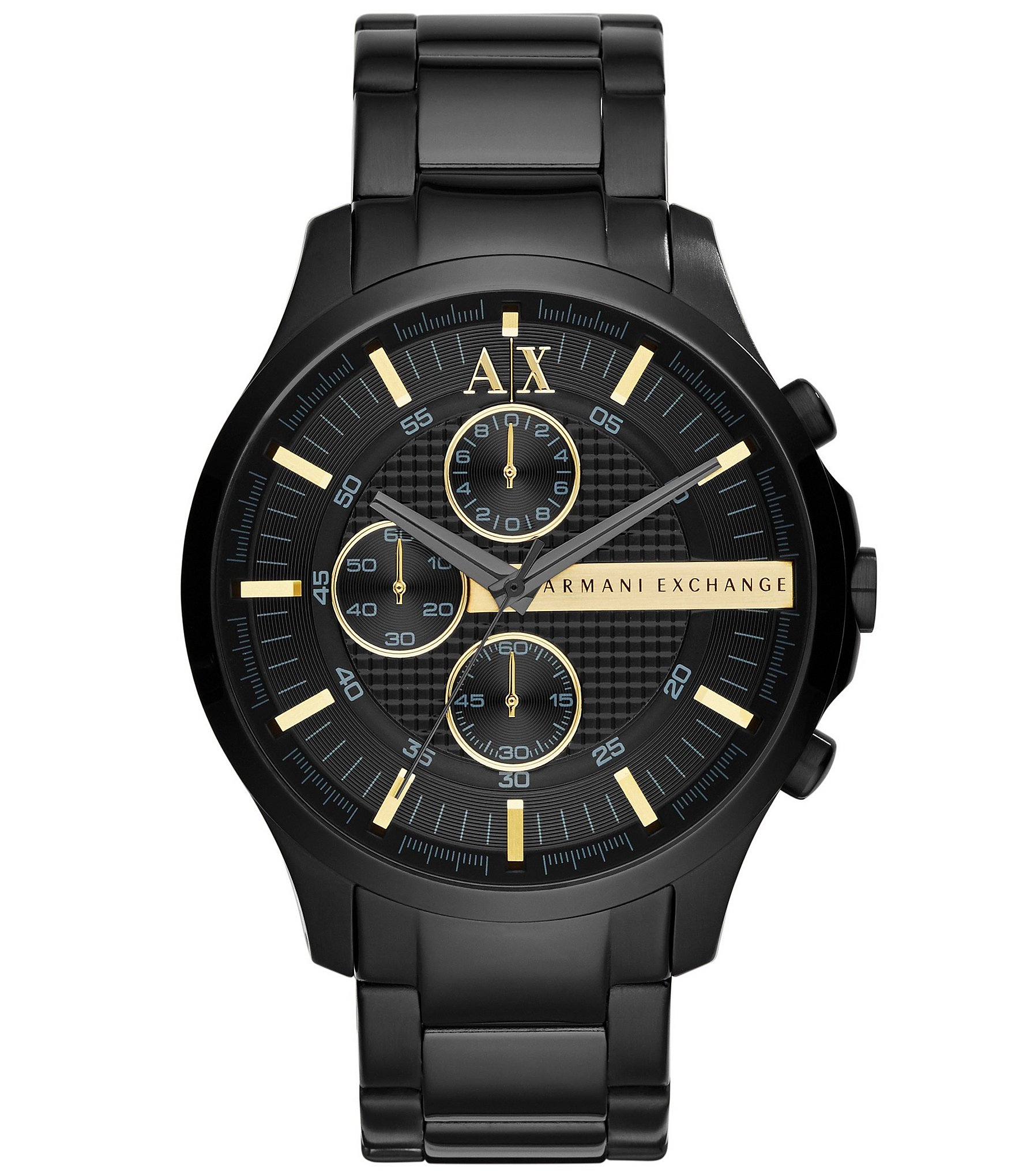 A/X Armani Exchange Men's Chronograph Black IP Stainless Steel Bracelet  Watch | Dillard's