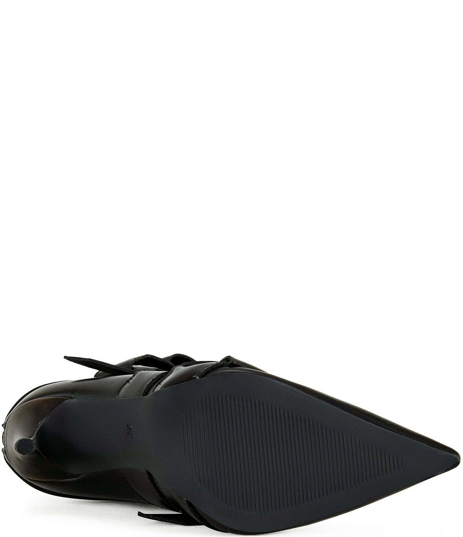 Azalea Wang Alcetas Buckled Straps Pointed Toe Booties