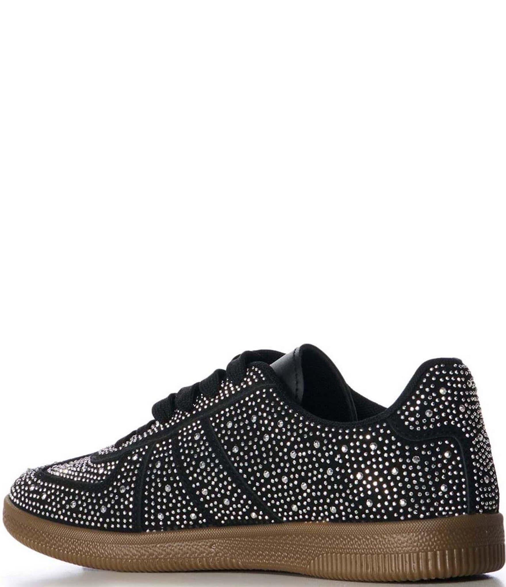 Azalea Wang Bryar Crystal Embellished Sneakers