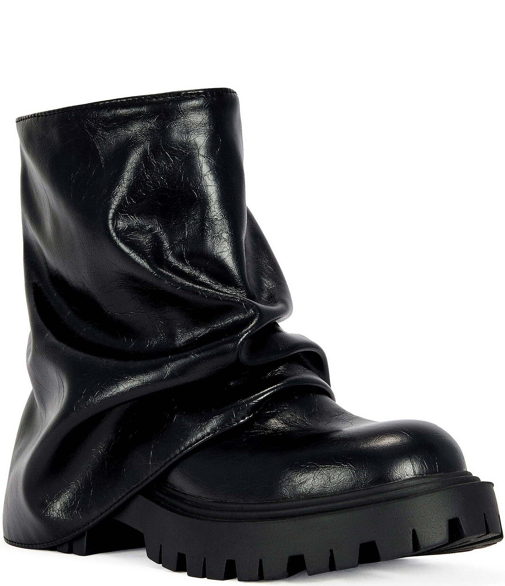 Azalea Wang Clarke Slouch Shaft Moto Boots