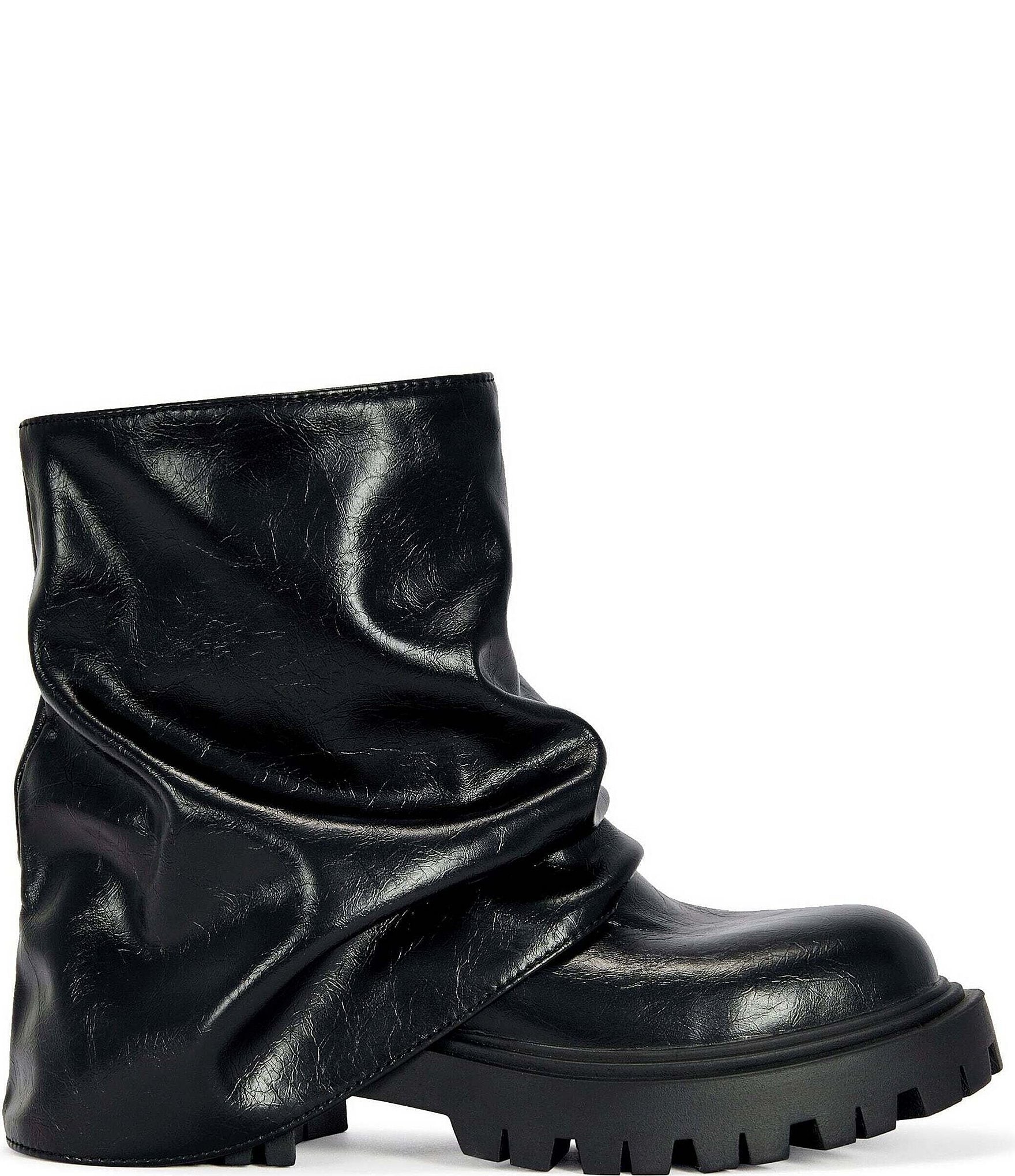 Azalea Wang Clarke Slouch Shaft Moto Boots