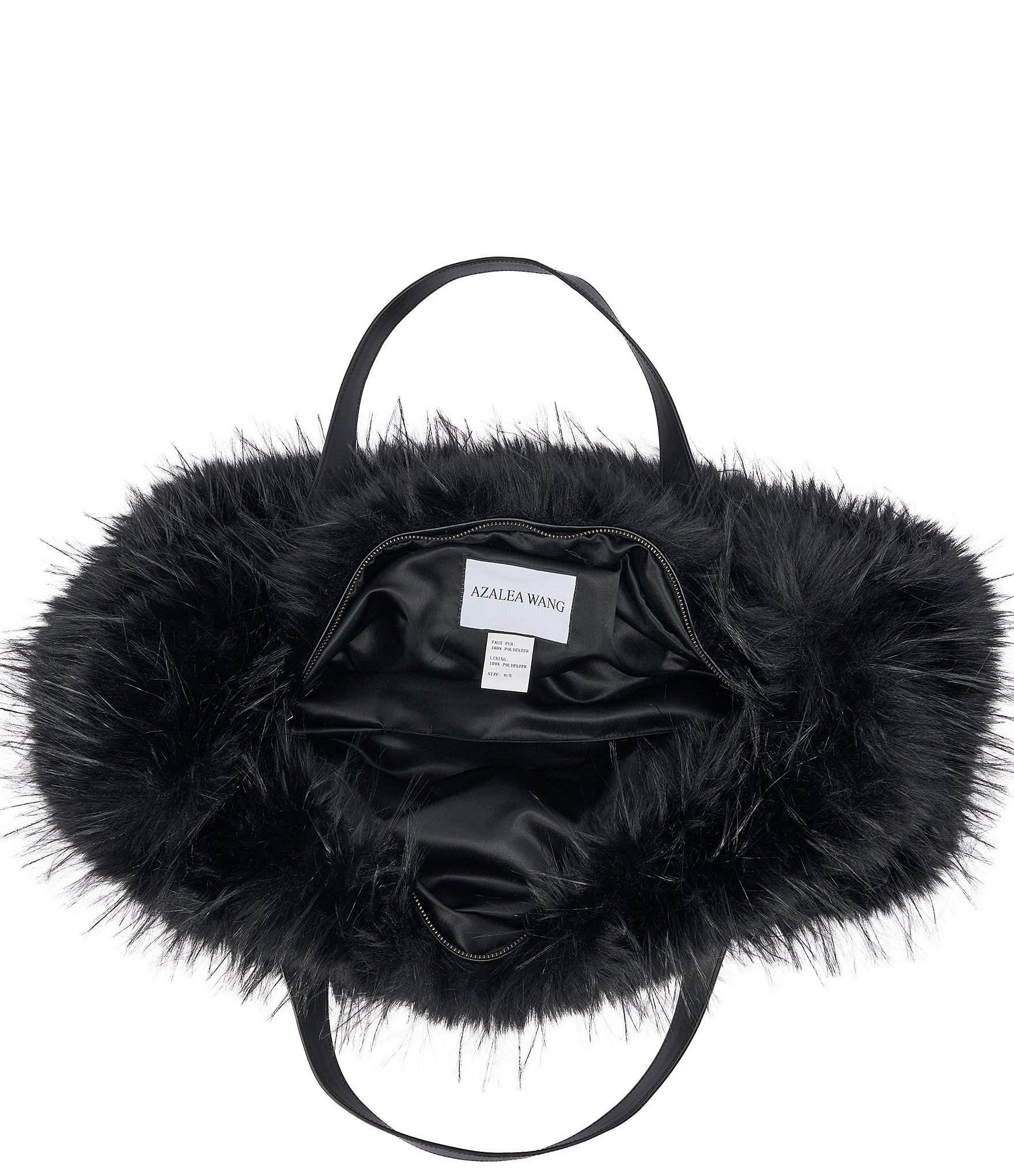 Azalea Wang Confidante Solid Faux Fur Tote Bag