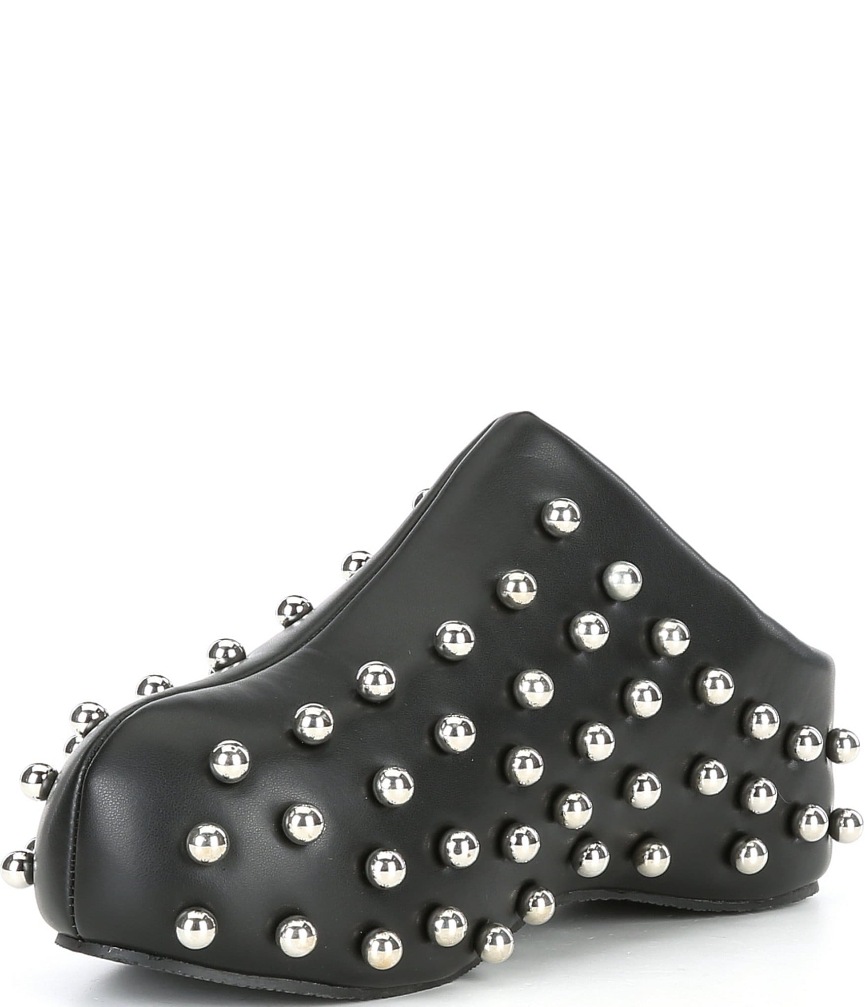 Azalea Wang Darwinstud Studded Platform Clogs
