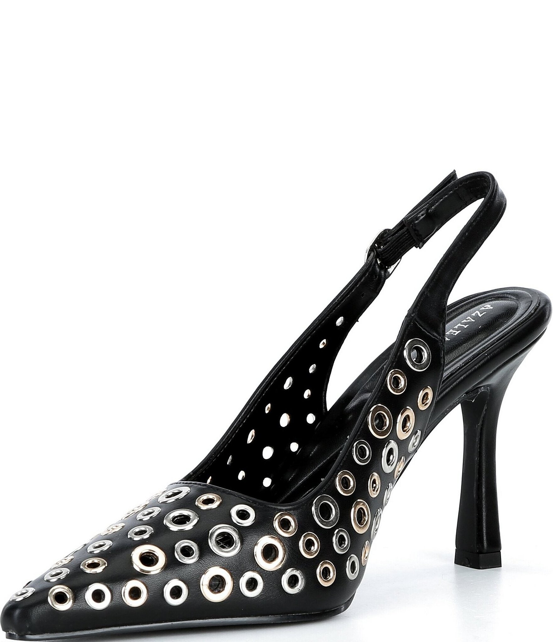 Azalea Wang Felai Grommet Slingback Pumps