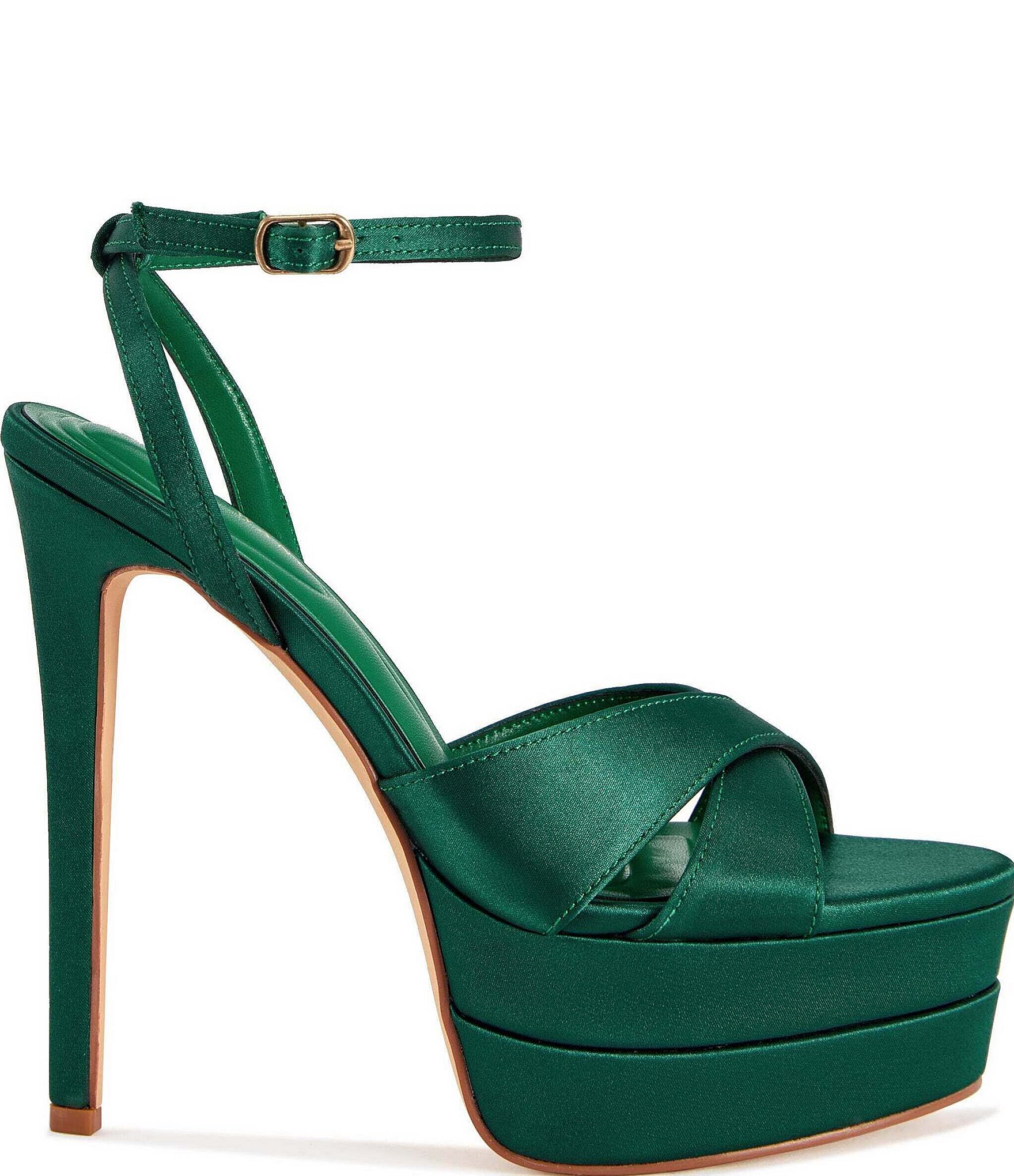 Azalea Wang Halladay Ankle Strap Platform Dress Sandals