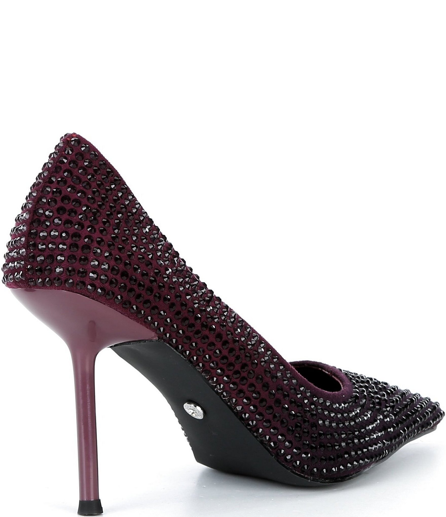 Azalea Wang Kaisseye Rhinestone Pointed Toe Pumps