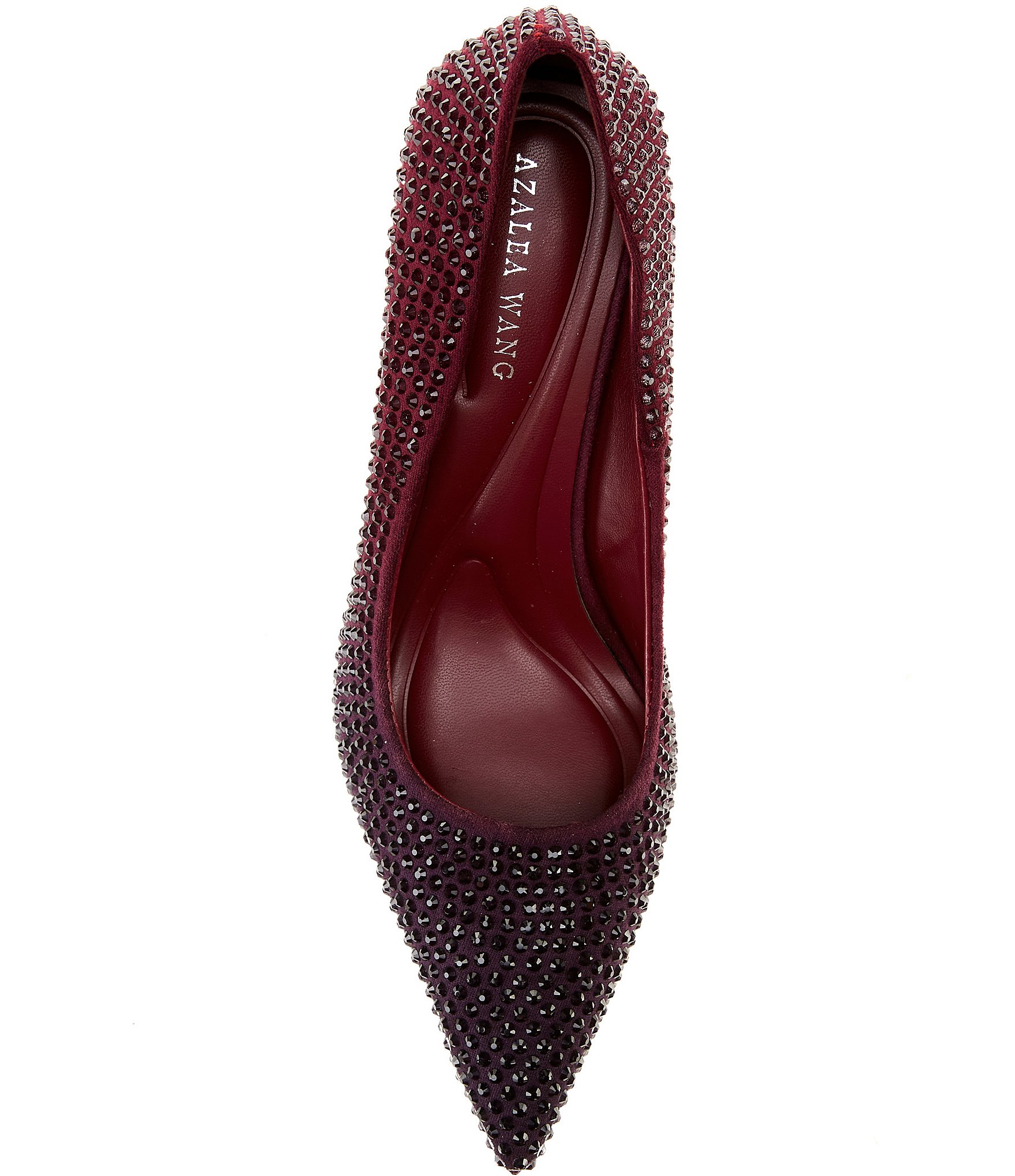 Azalea Wang Kaisseye Rhinestone Pointed Toe Pumps