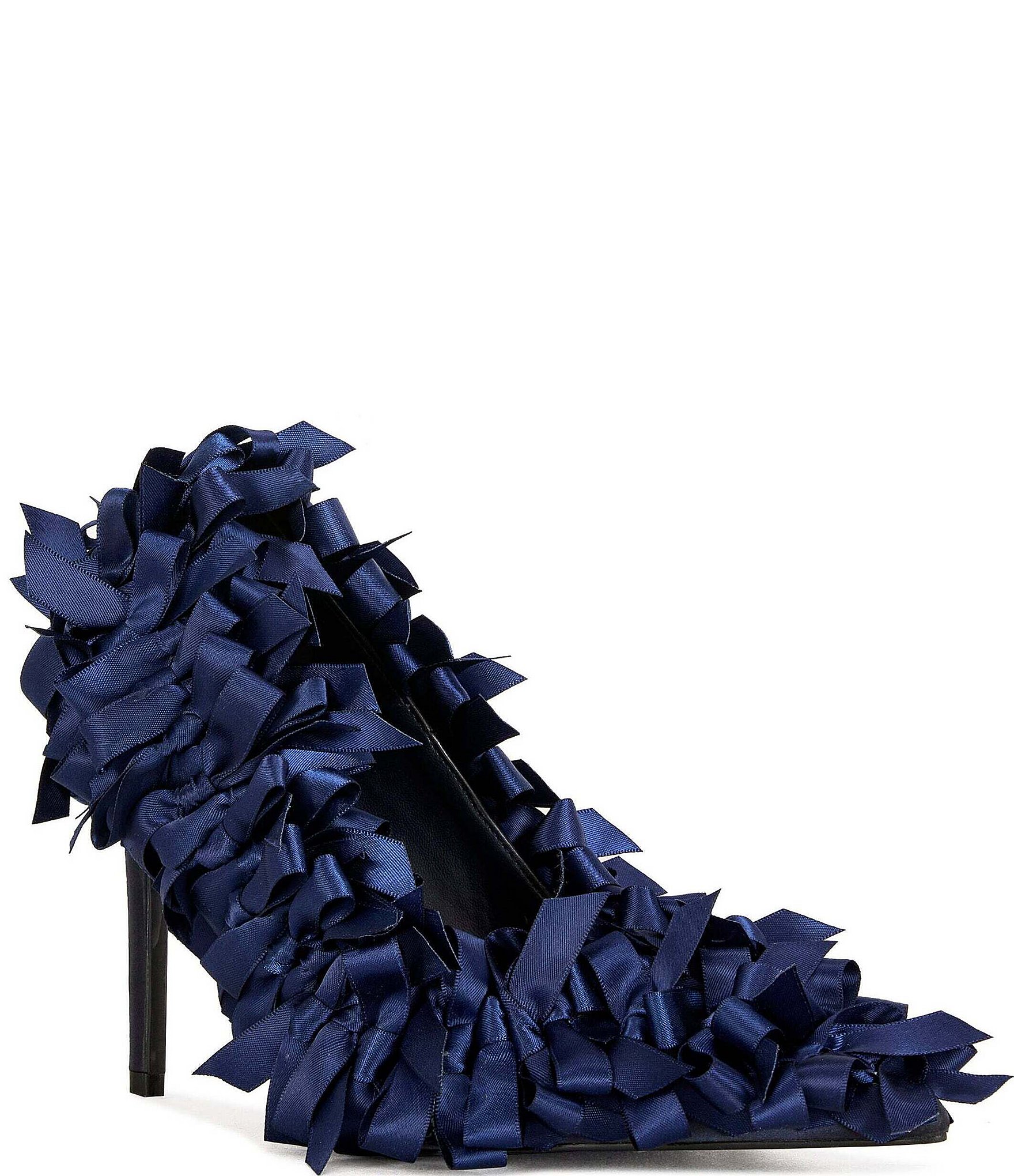 Azalea Wang Lylio Satin Bows Pumps