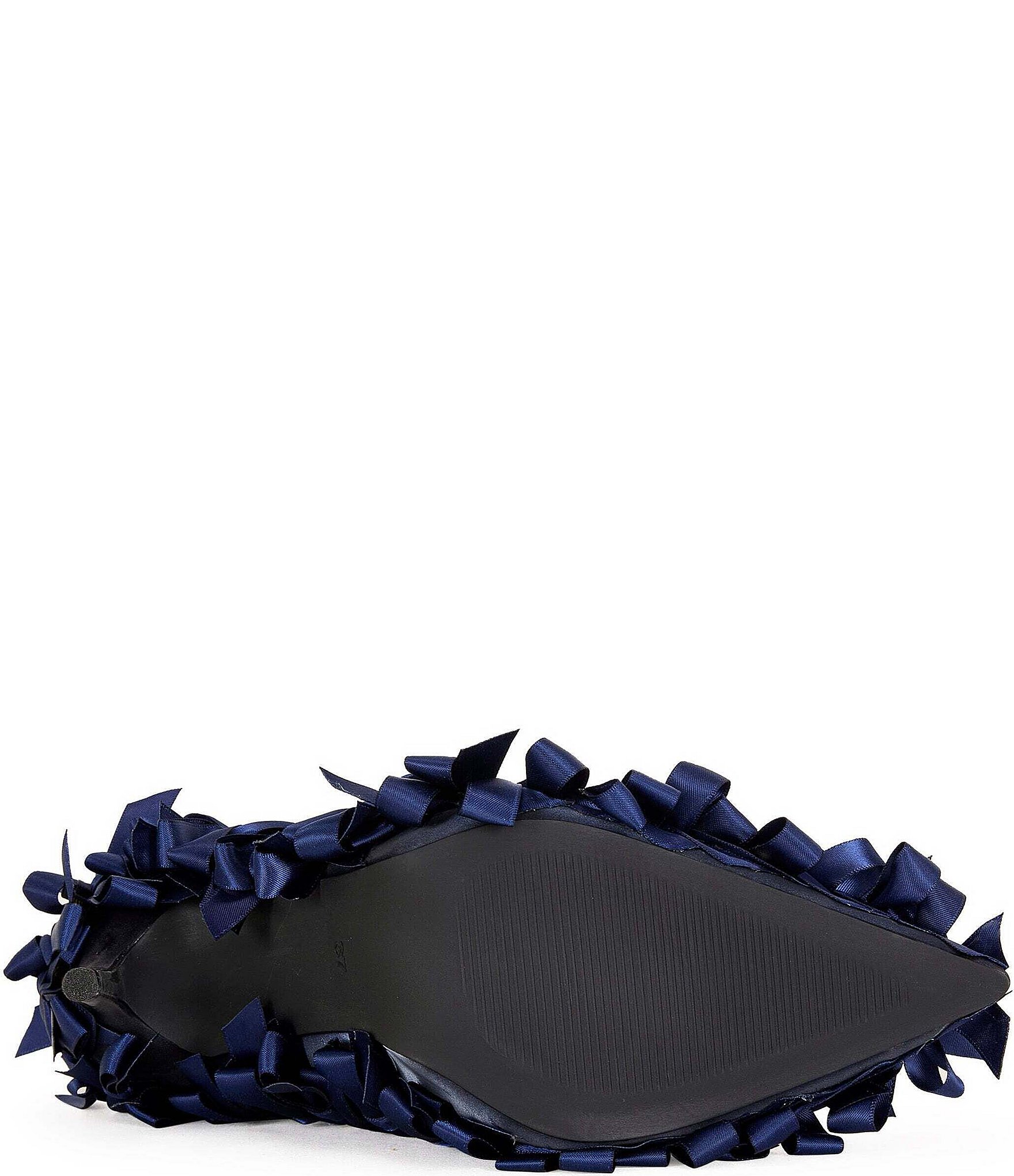 Azalea Wang Lylio Satin Bows Pumps