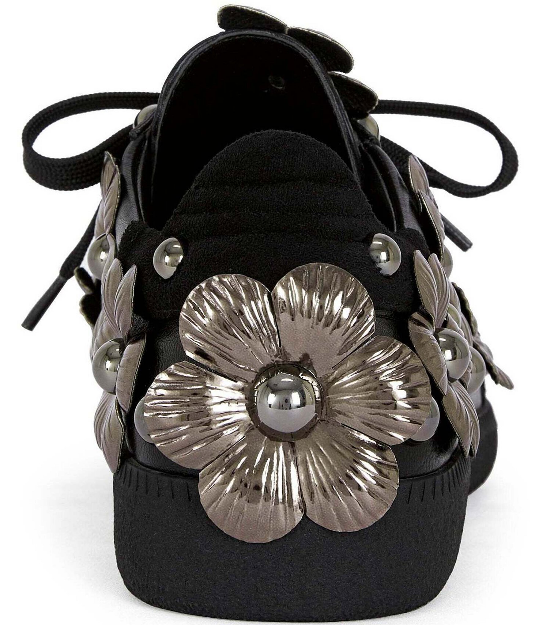 Azalea Wang Olov 3D Flower Ornament Sneakers