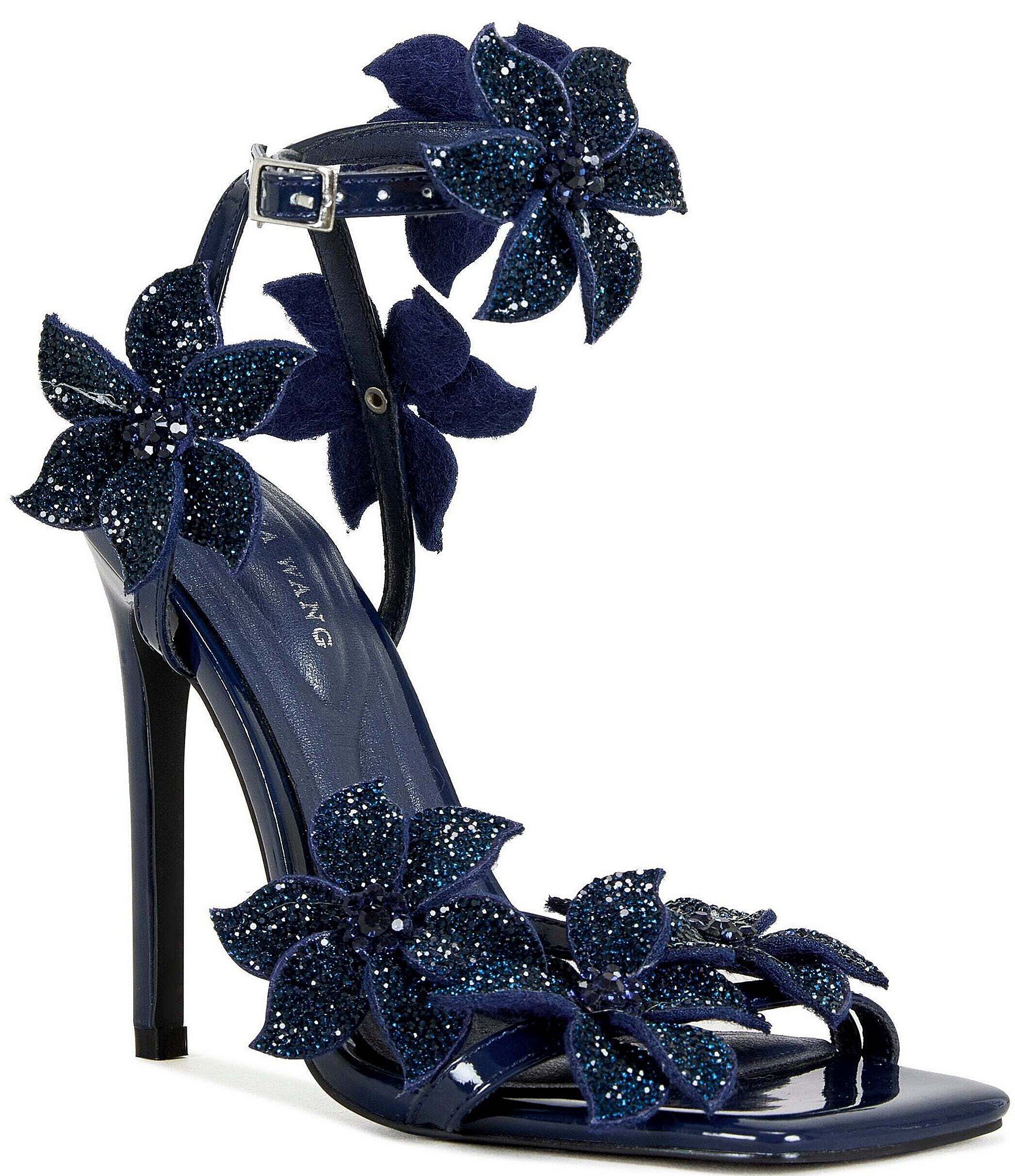 shoes for navy blue sequin dress What Color Shoes to Wear with A Formal Blue Sequined Dress