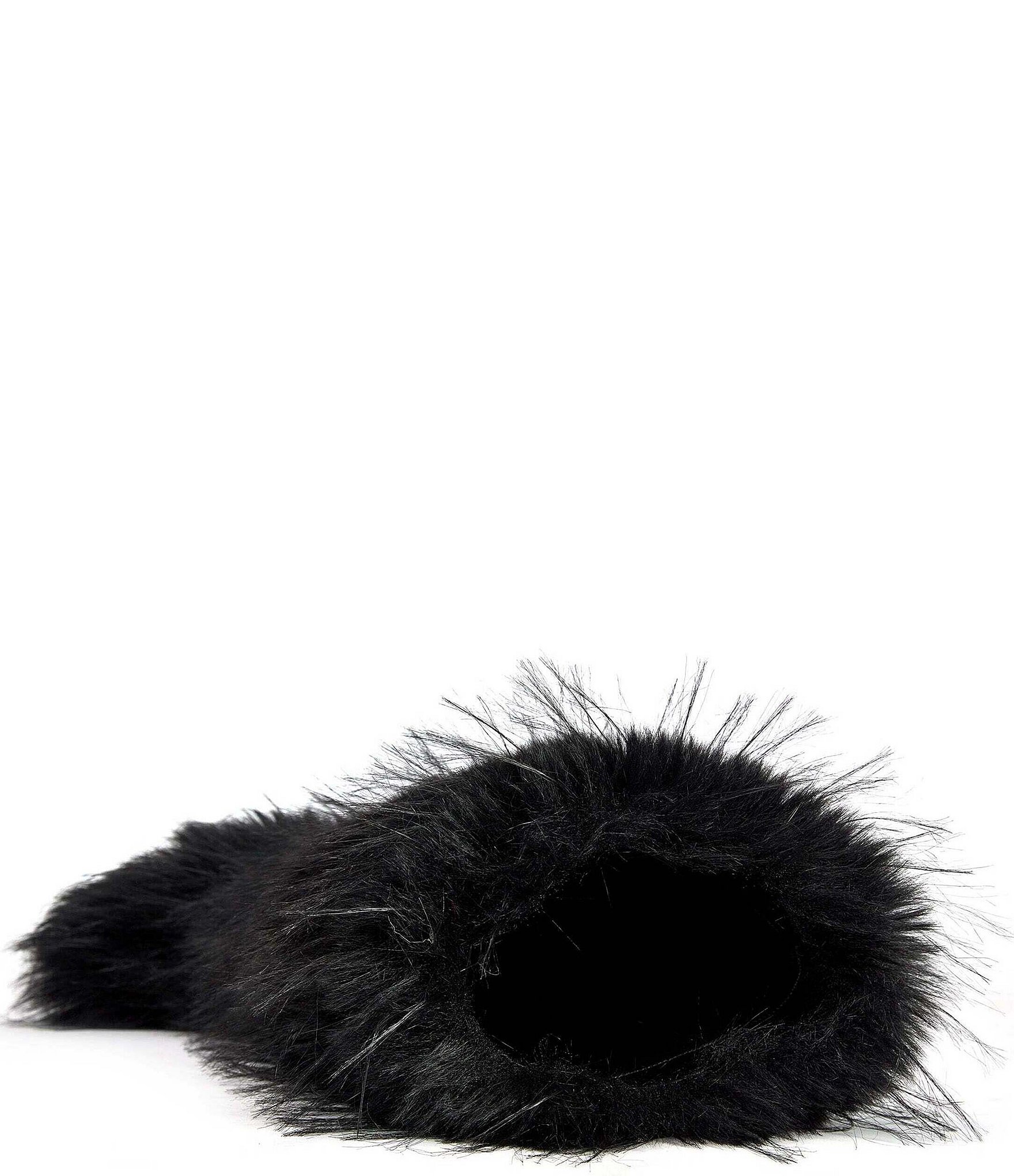 Azalea Wang Upstarter Faux Fur Pointed Toe Tall Boots