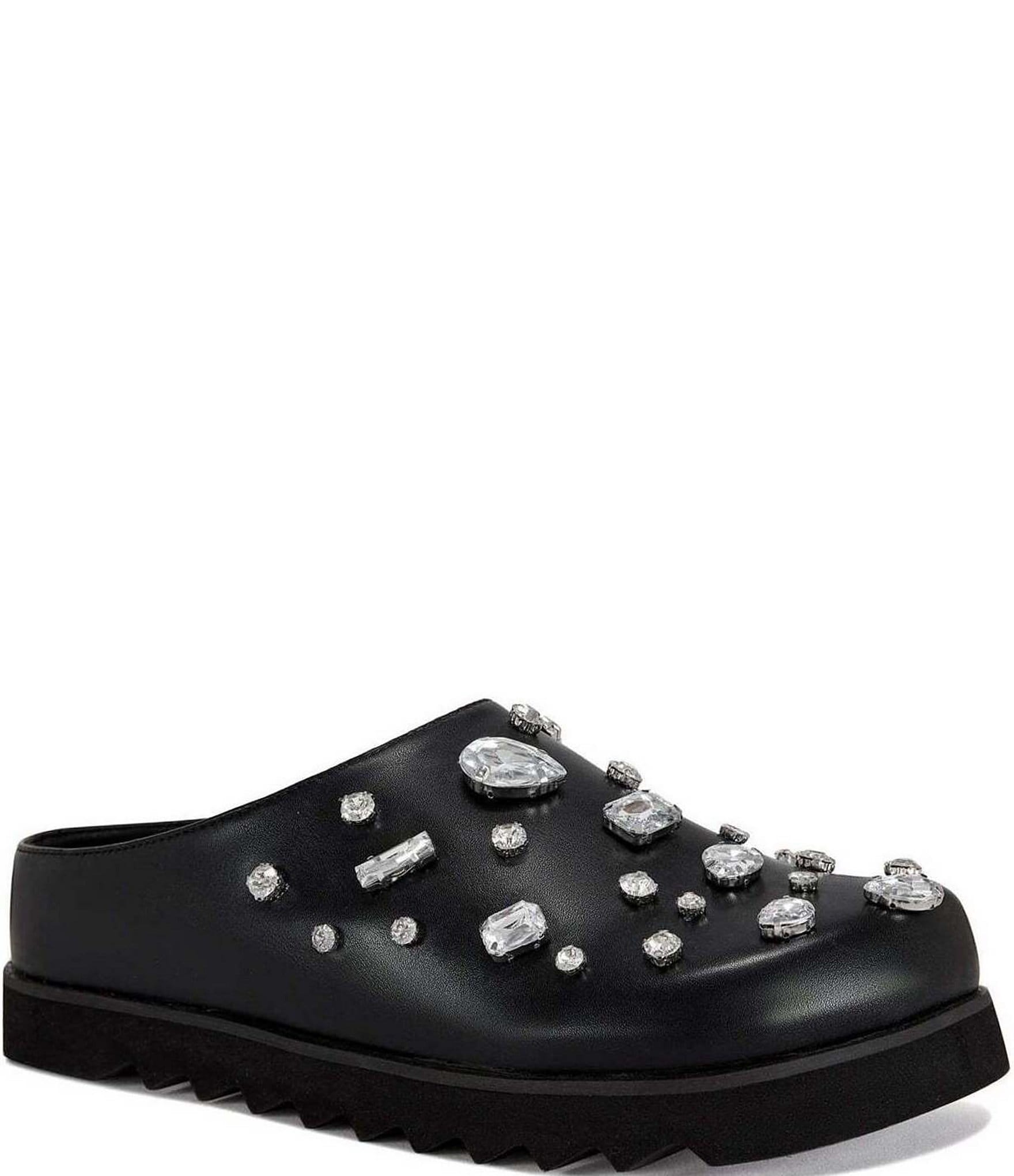Amazon.com | XOBZJH Women's Platform Brown Leather Clogs