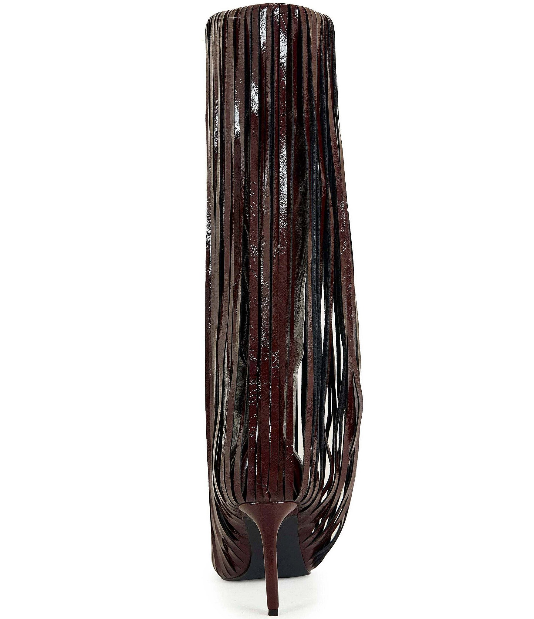 Azalea Wang Xantara Fixed Fringe Tall Boots