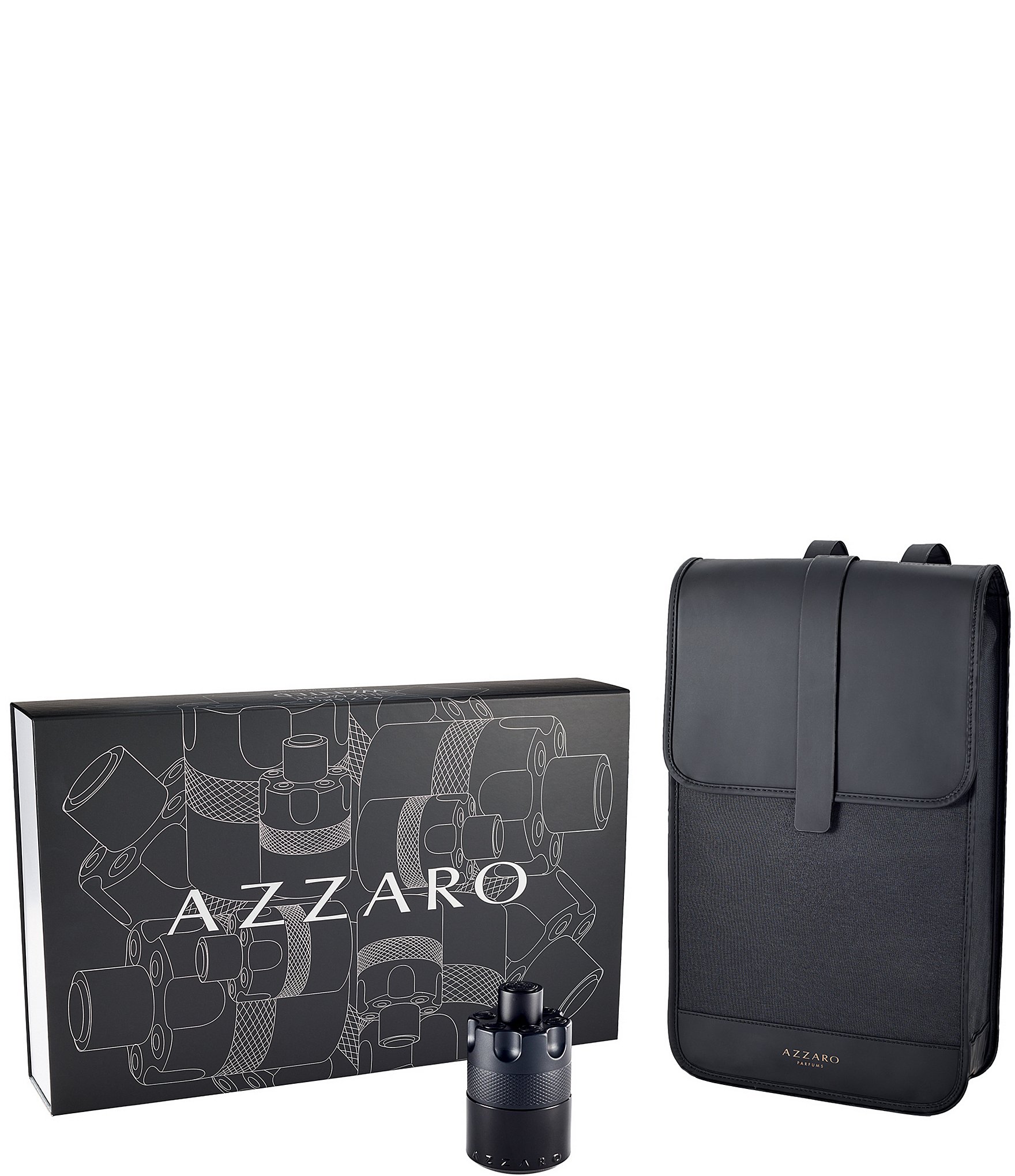 NWT Azzaro Parfums Gray Weekend Travel BAG/Duffle Bag 100% Recycled  material | eBay