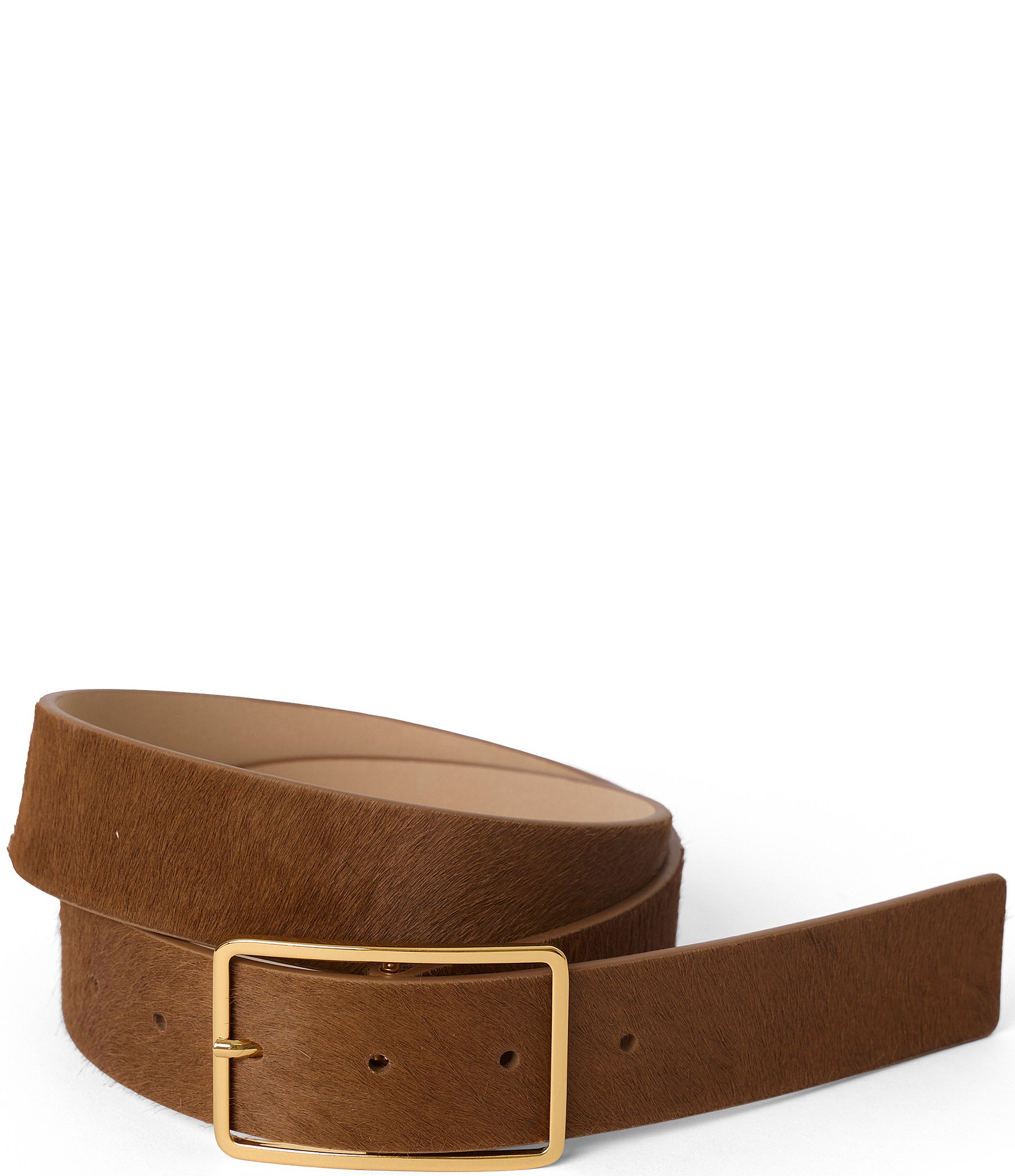 B-Low the Belt Milla Calf-Hair Leather Belt