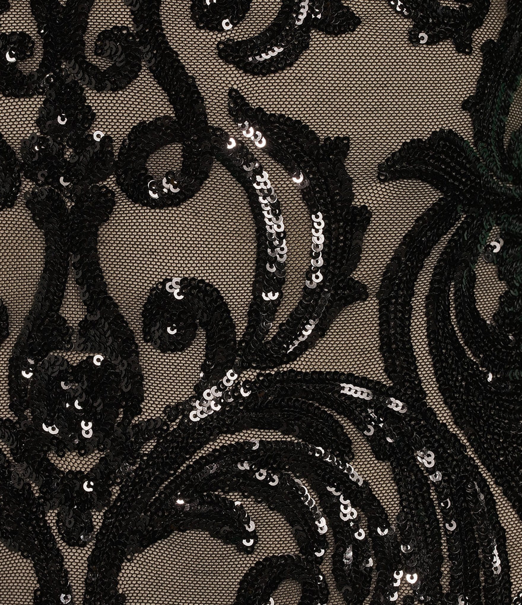 B. Darlin Pattern Sequin Bow Back Bodycon Dress