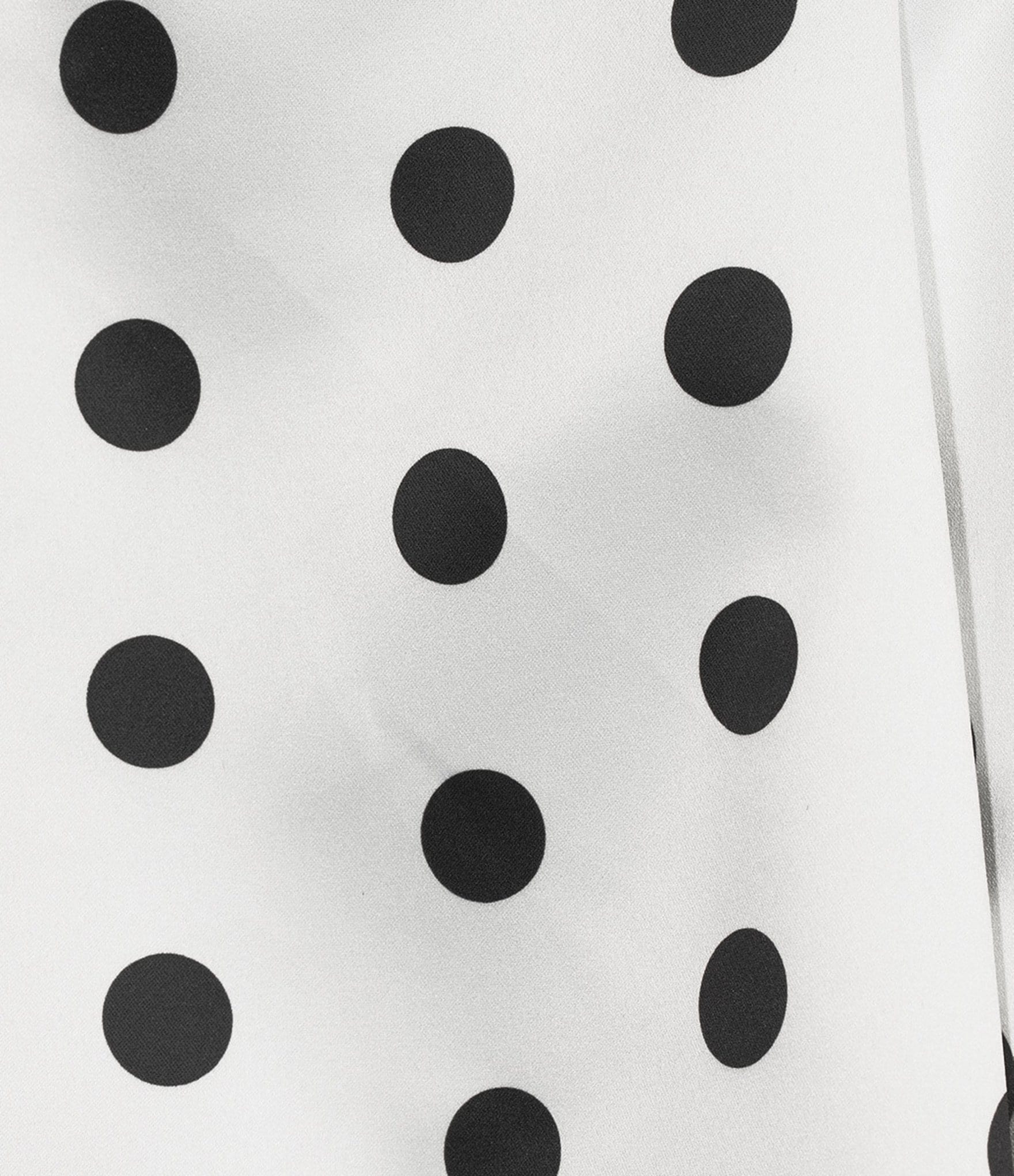 B. Darlin Satin Polka Dot Bow-Back A-Line Dress