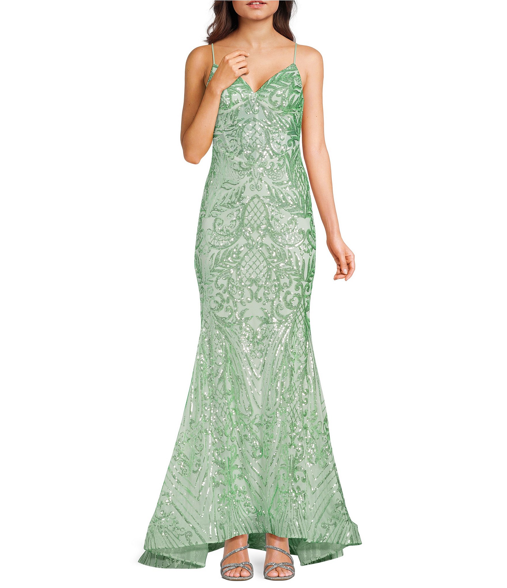 slim fit dress slacks Tia Dorraine Flared Satin Mini Dress main image 1