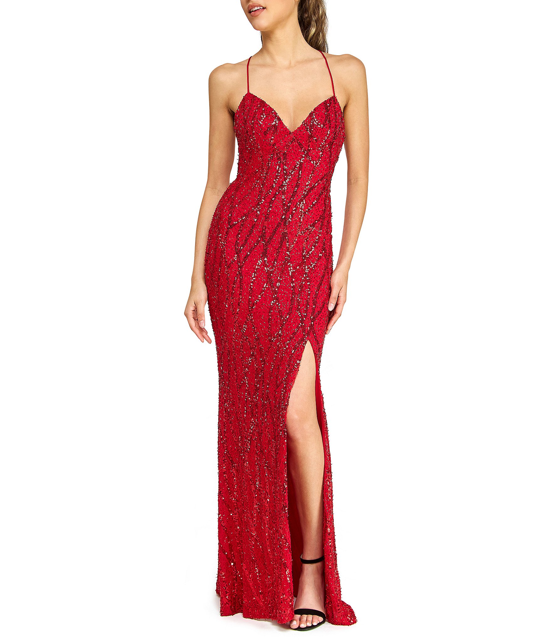 b darlin red dress B.Darlin Size 9/10  Swap Boutique Textured surfaces add depth and interest B. Darlin Red Party Dress