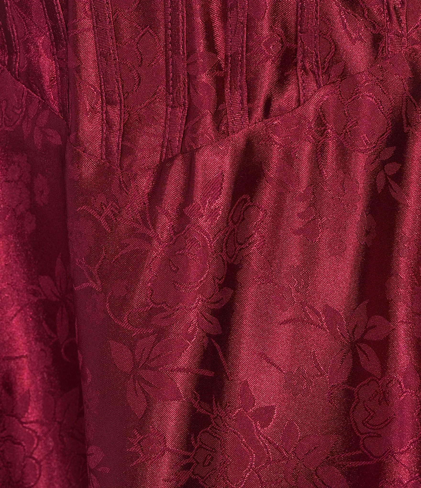 B. Darlin Strapless Corseted Lace Up Back Side Slit Long Dress