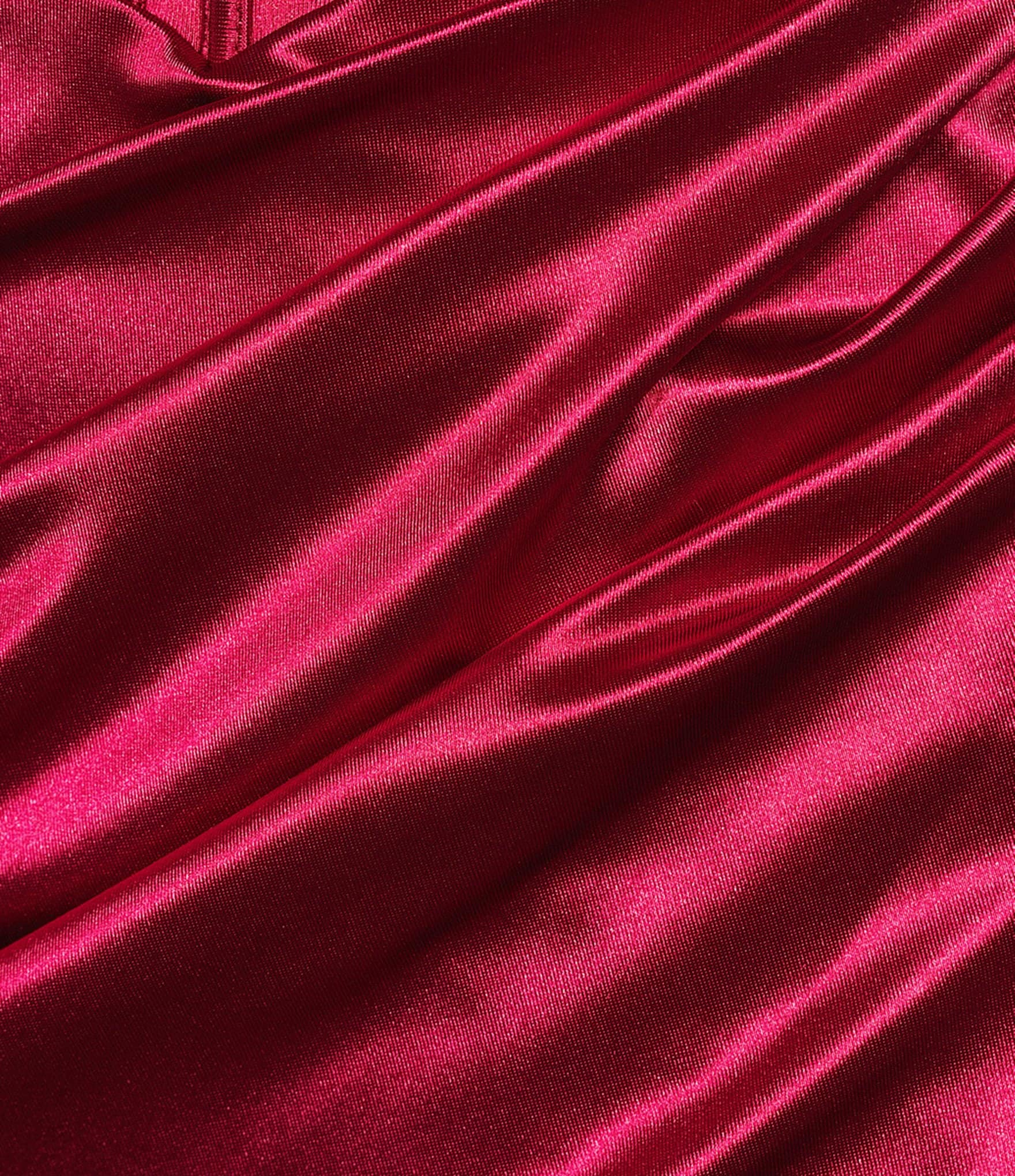 B. Darlin Sweetheart Neck Corseted Bodice Front Slit Dress