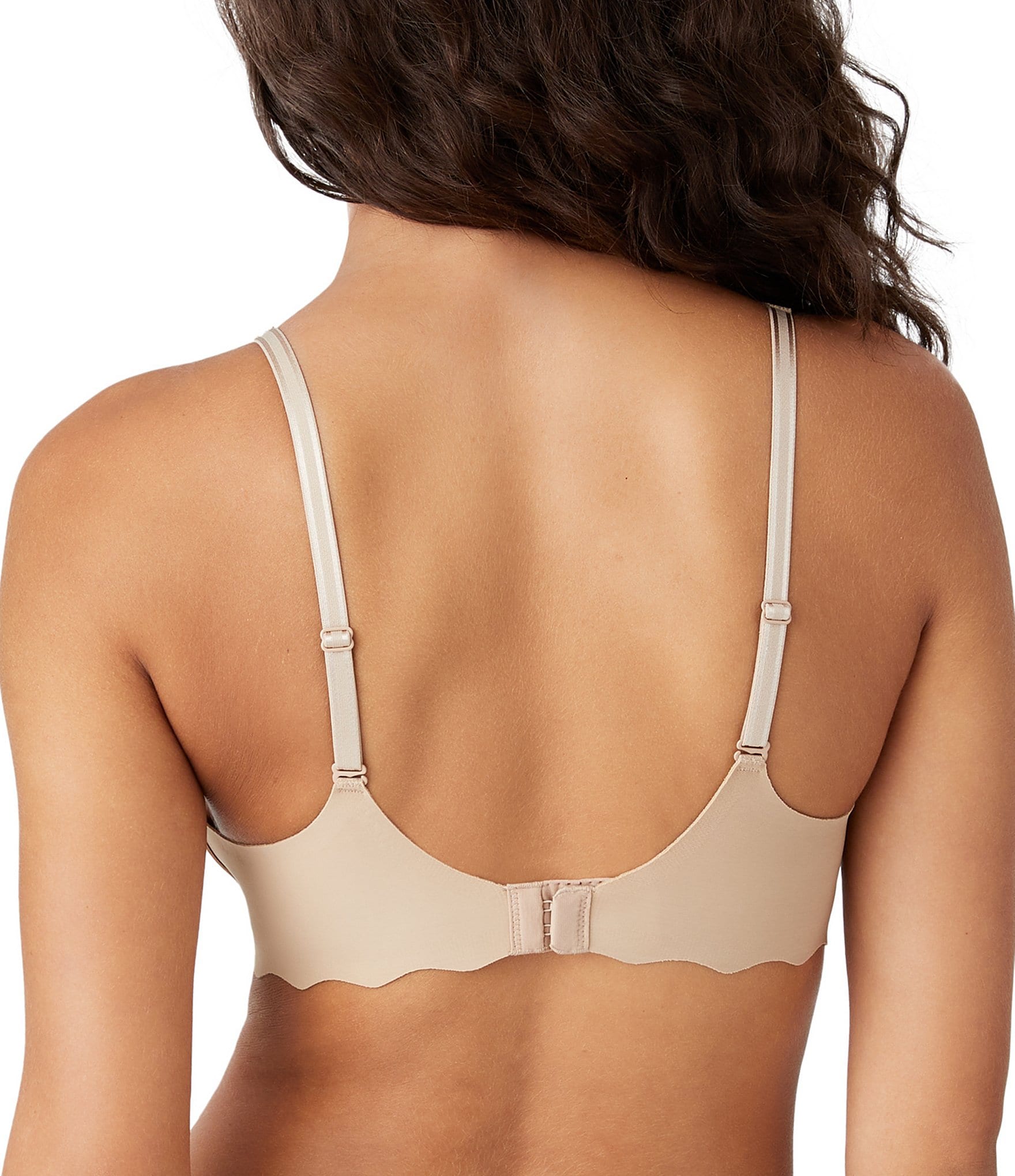 b.tempt'd by Wacoal B.wow'd Wire Free Scalloped V-Neck Convertible Bra