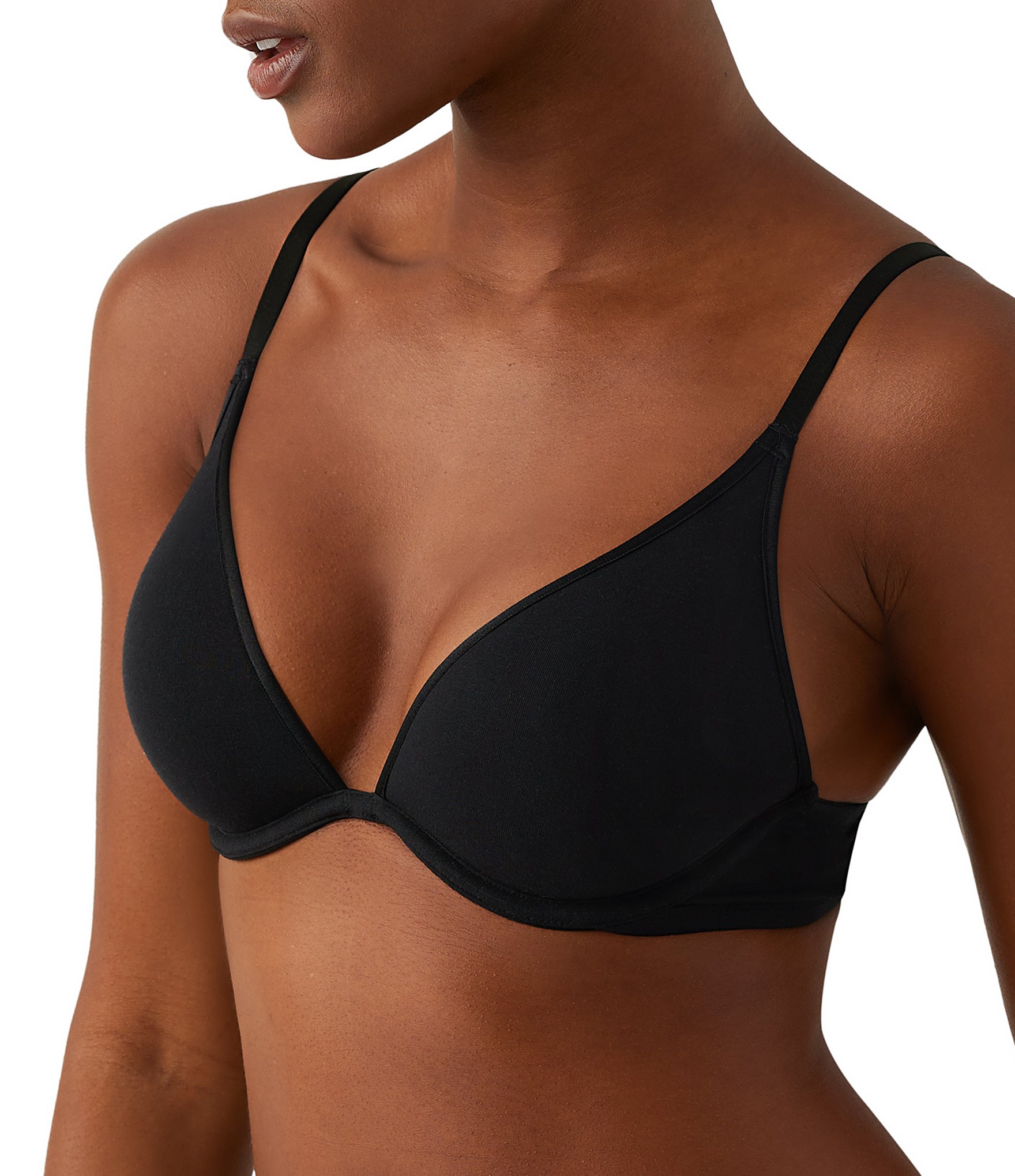 B.tempt'd By Wacoal Cotton To A Tee Plunge Contour T-Shirt Bra