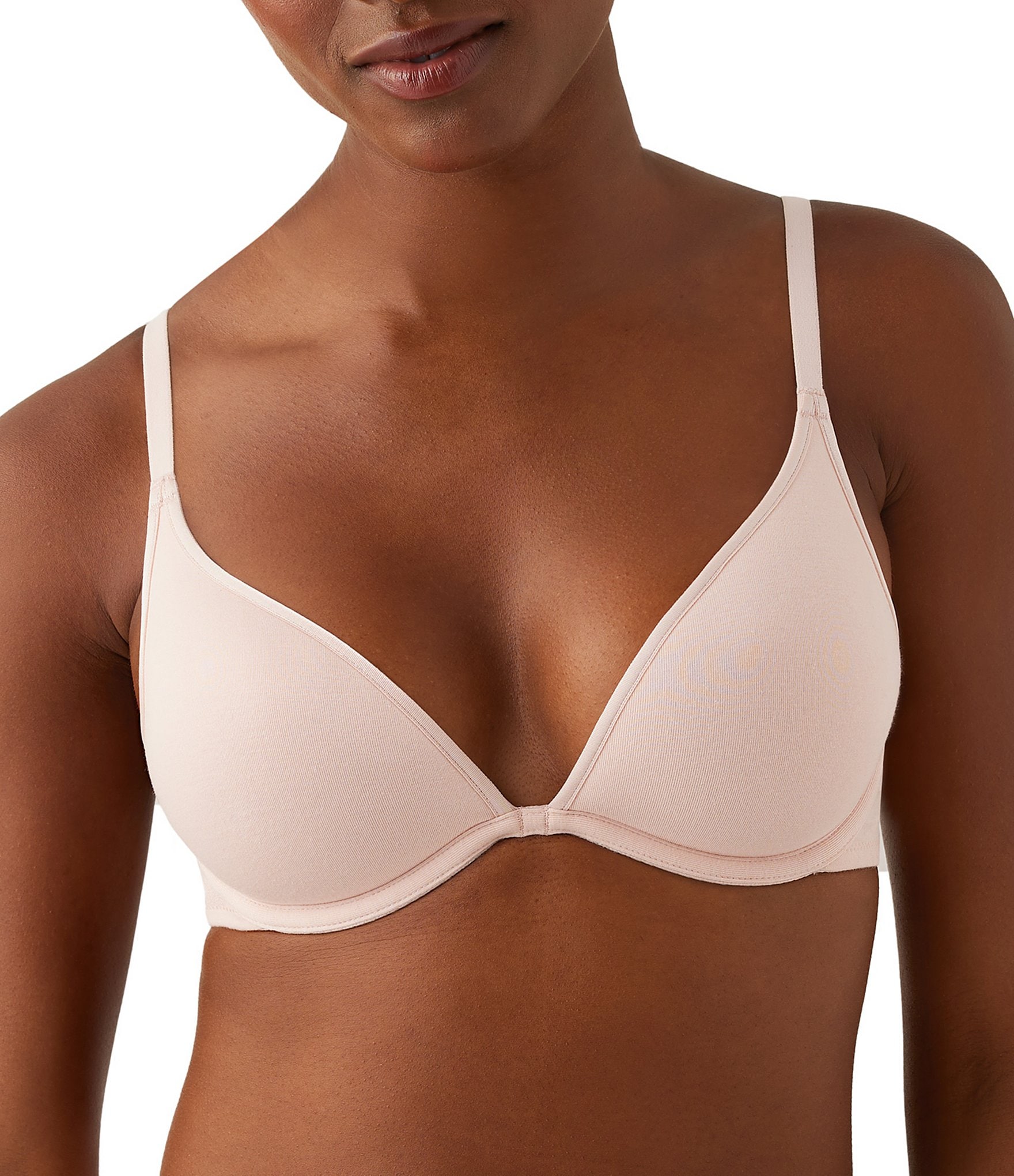 B.tempt'd By Wacoal Cotton To A Tee Plunge Contour T-Shirt Bra