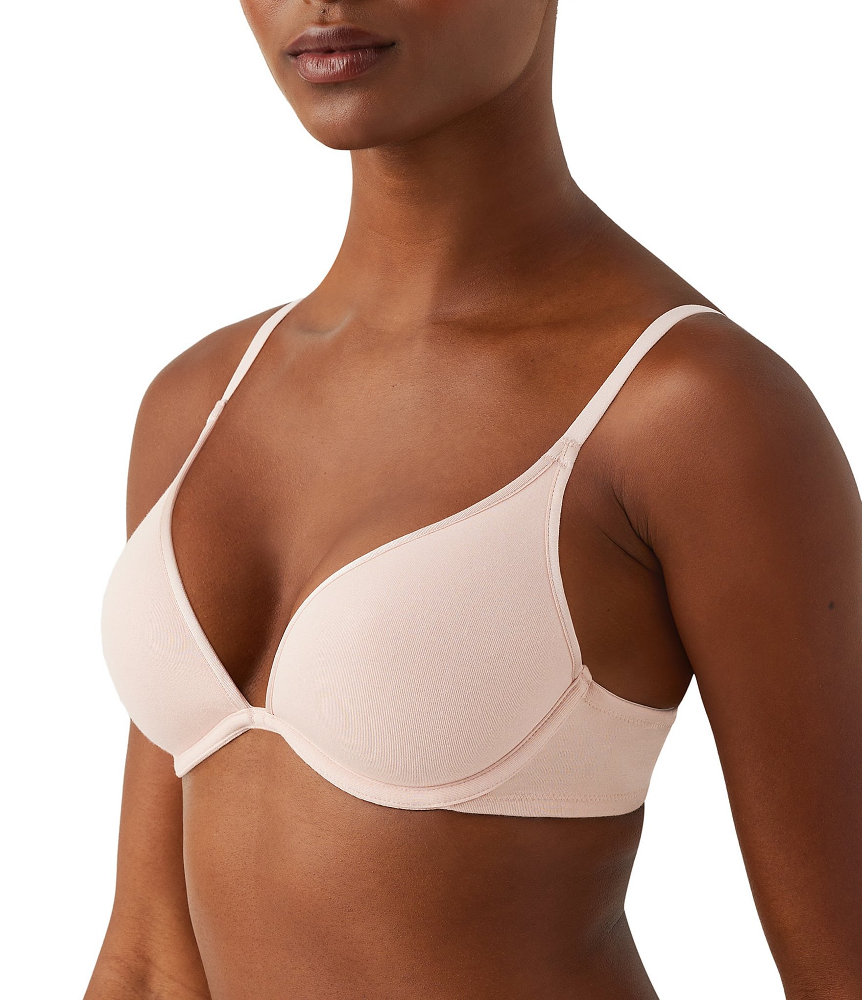 B.tempt'd By Wacoal Cotton To A Tee Plunge Contour T-Shirt Bra