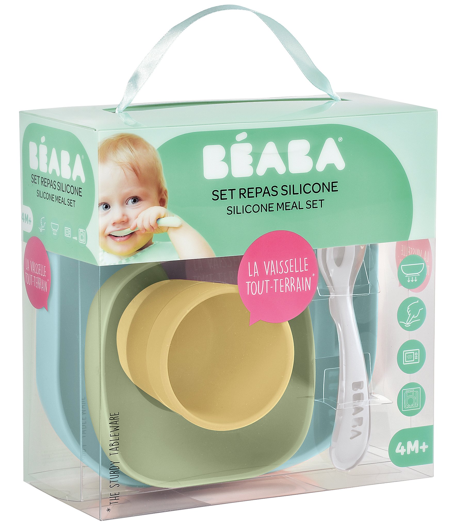 BEABA Silicone Suction Meal Set