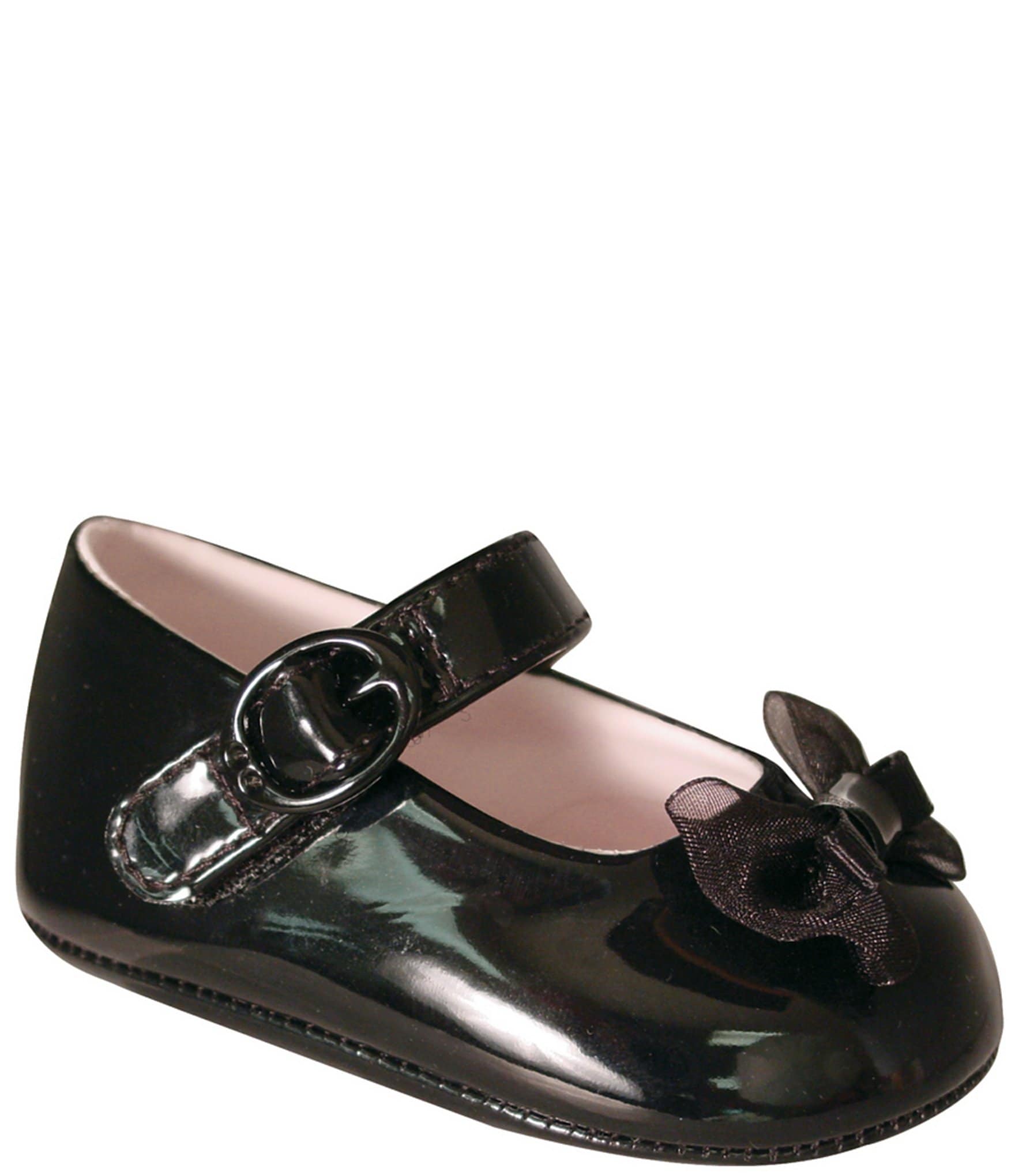 black baby dress shoes