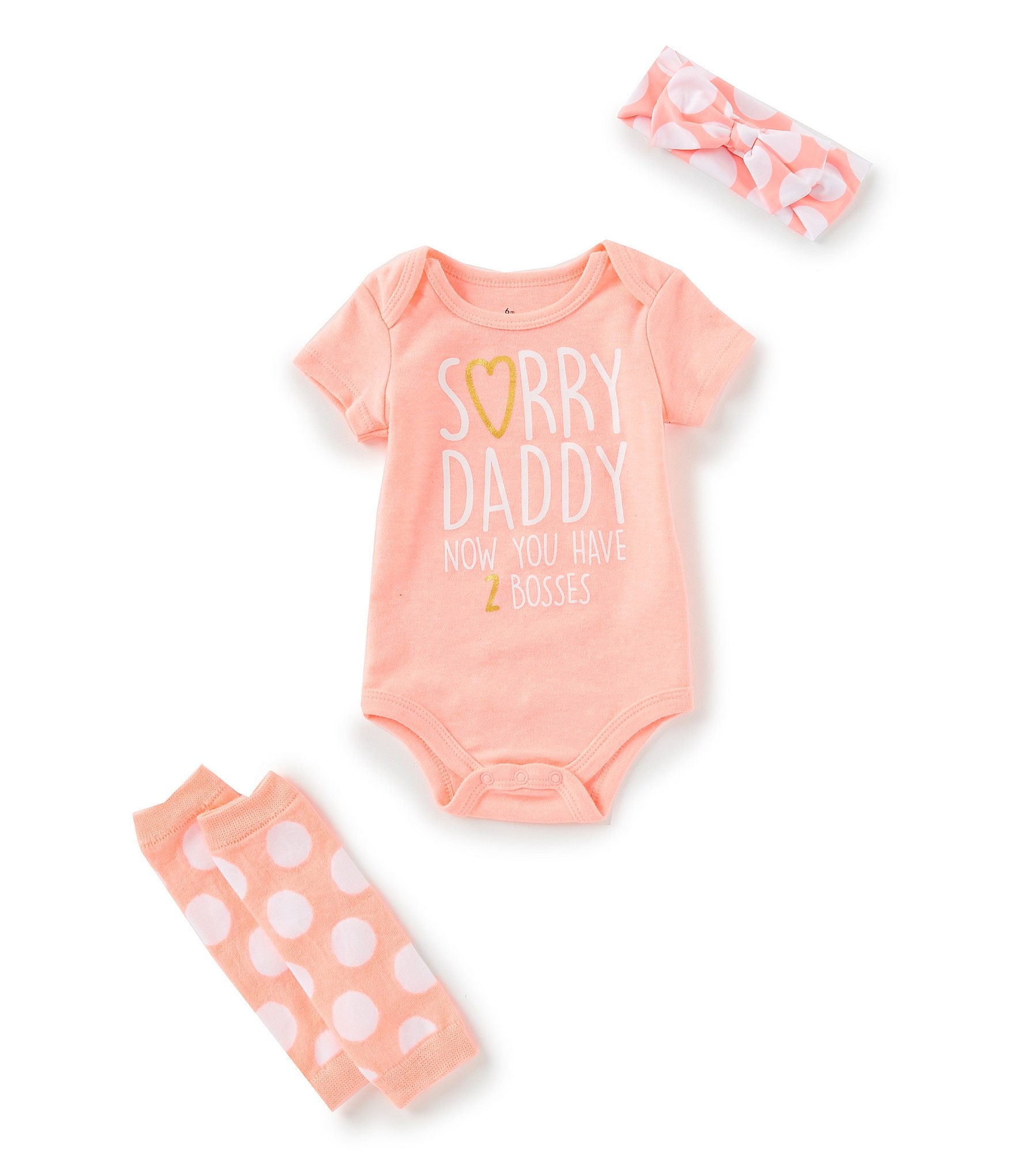 orange baby girl outfit