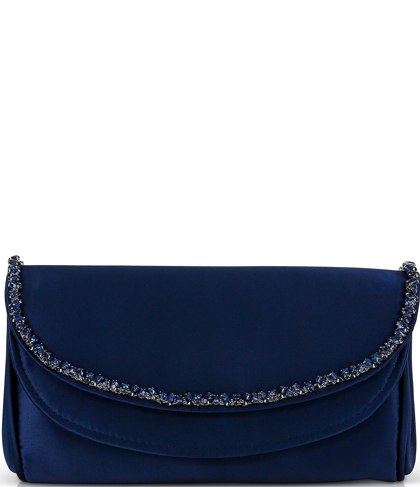 Dillard's navy blue discount purse